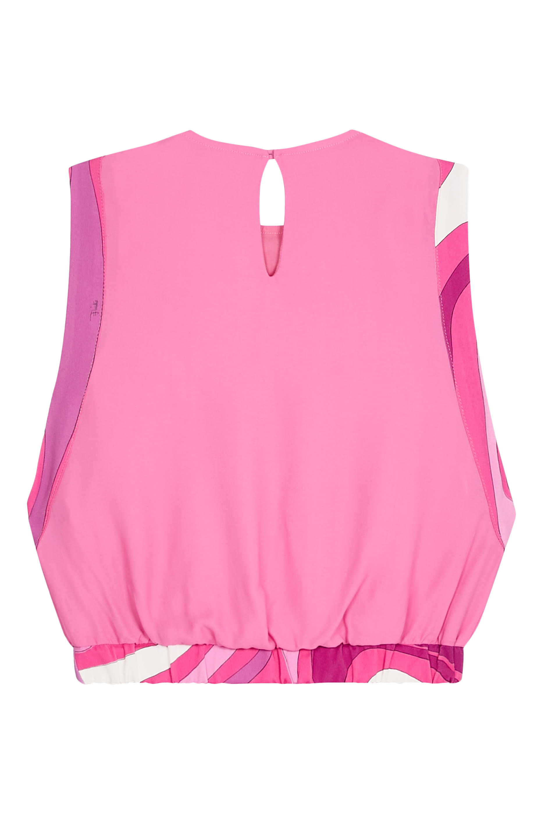 Kids Marmo-Print Sleeveless Top