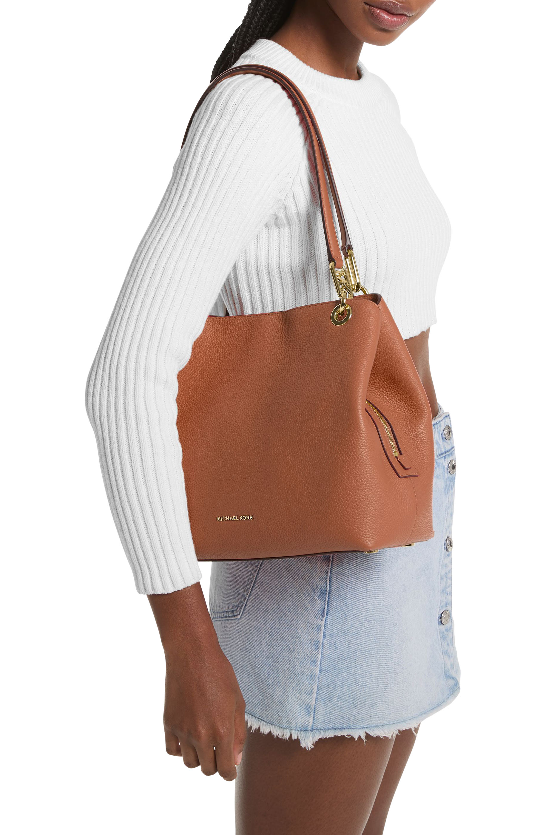 Kensington Large Pebbled Leather Tote Bag