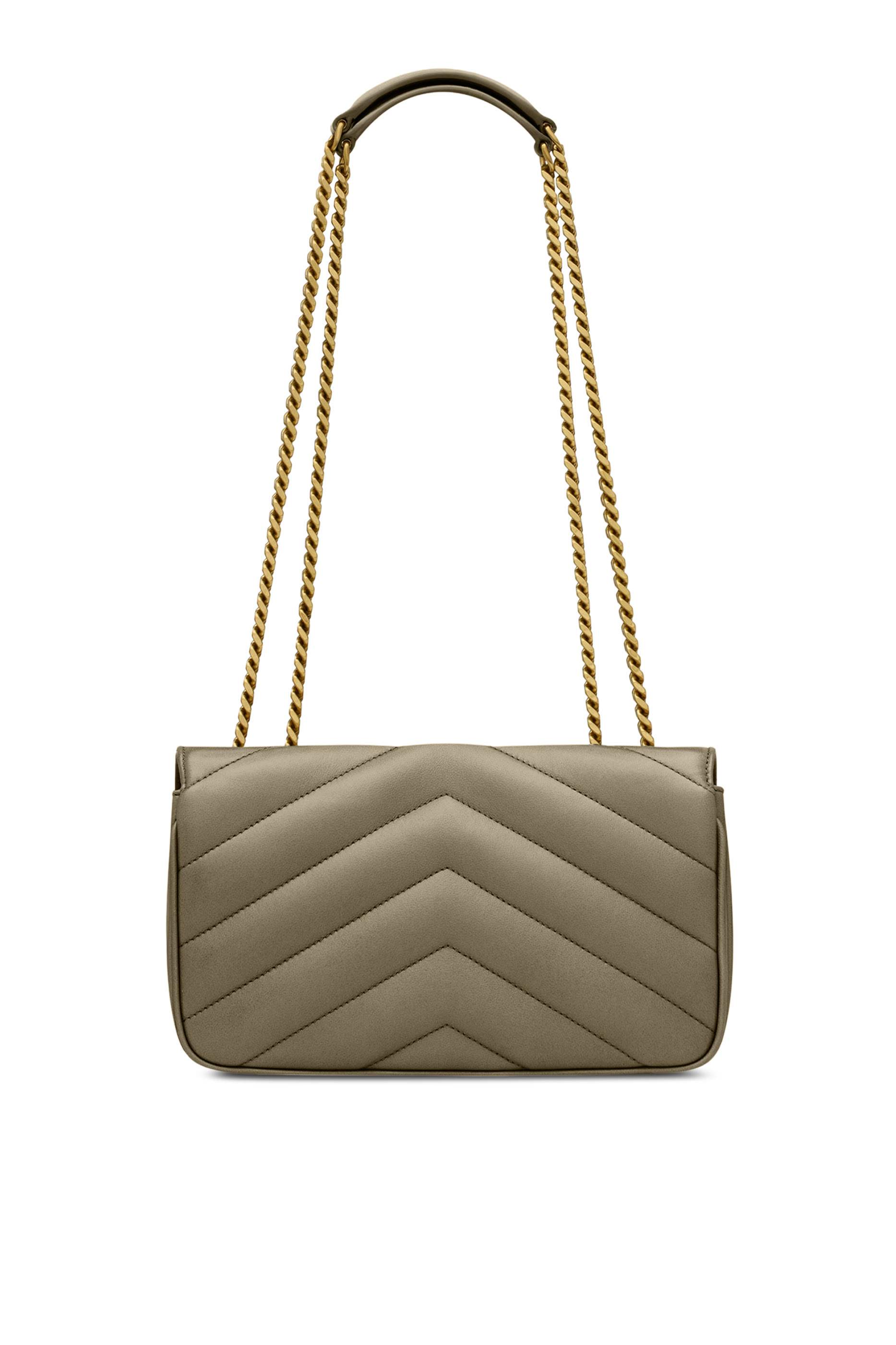  Loulou Small Chain Bag In Matelass&eacute; Lambskin