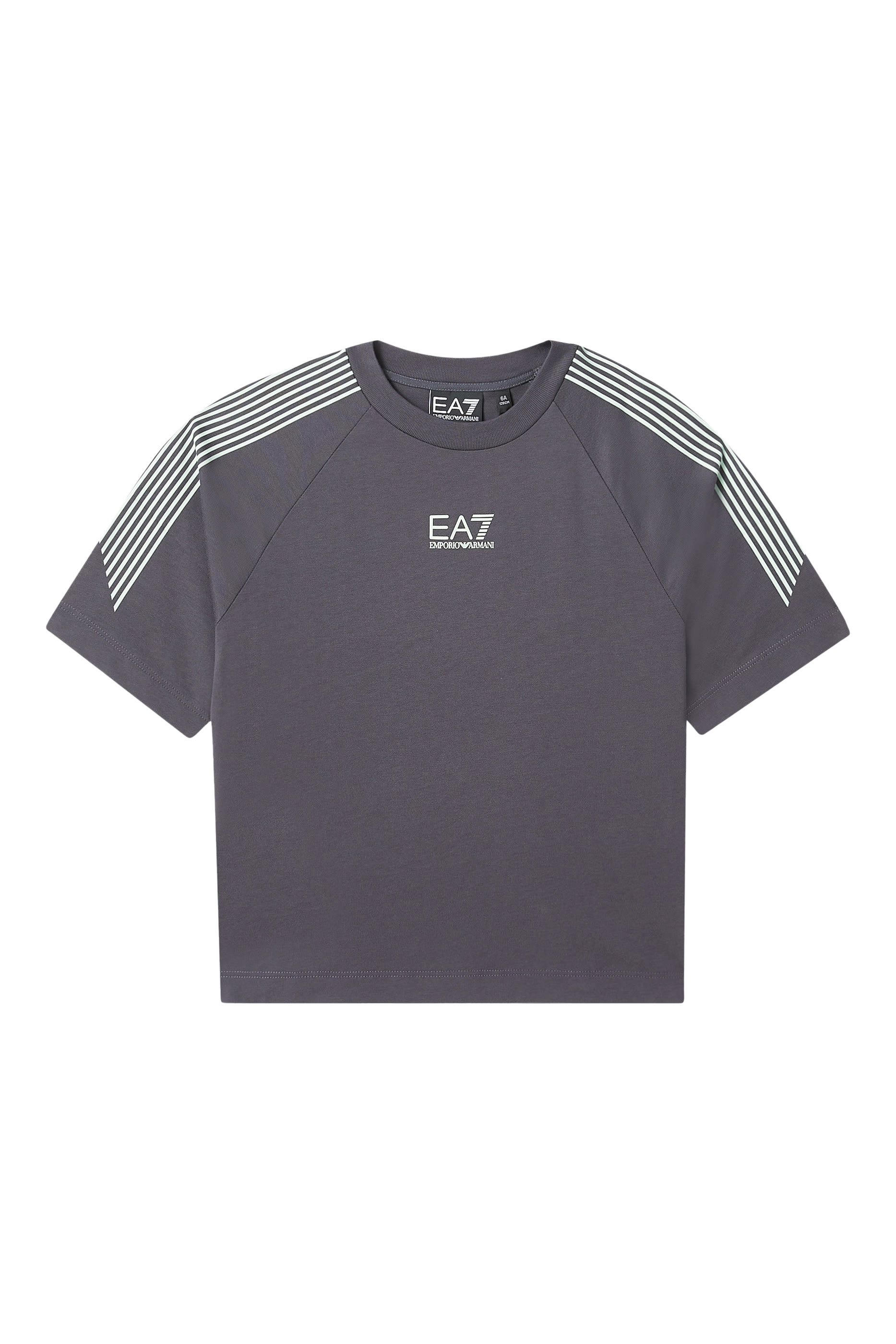 Kids EA7 Train Lines T-Shirt