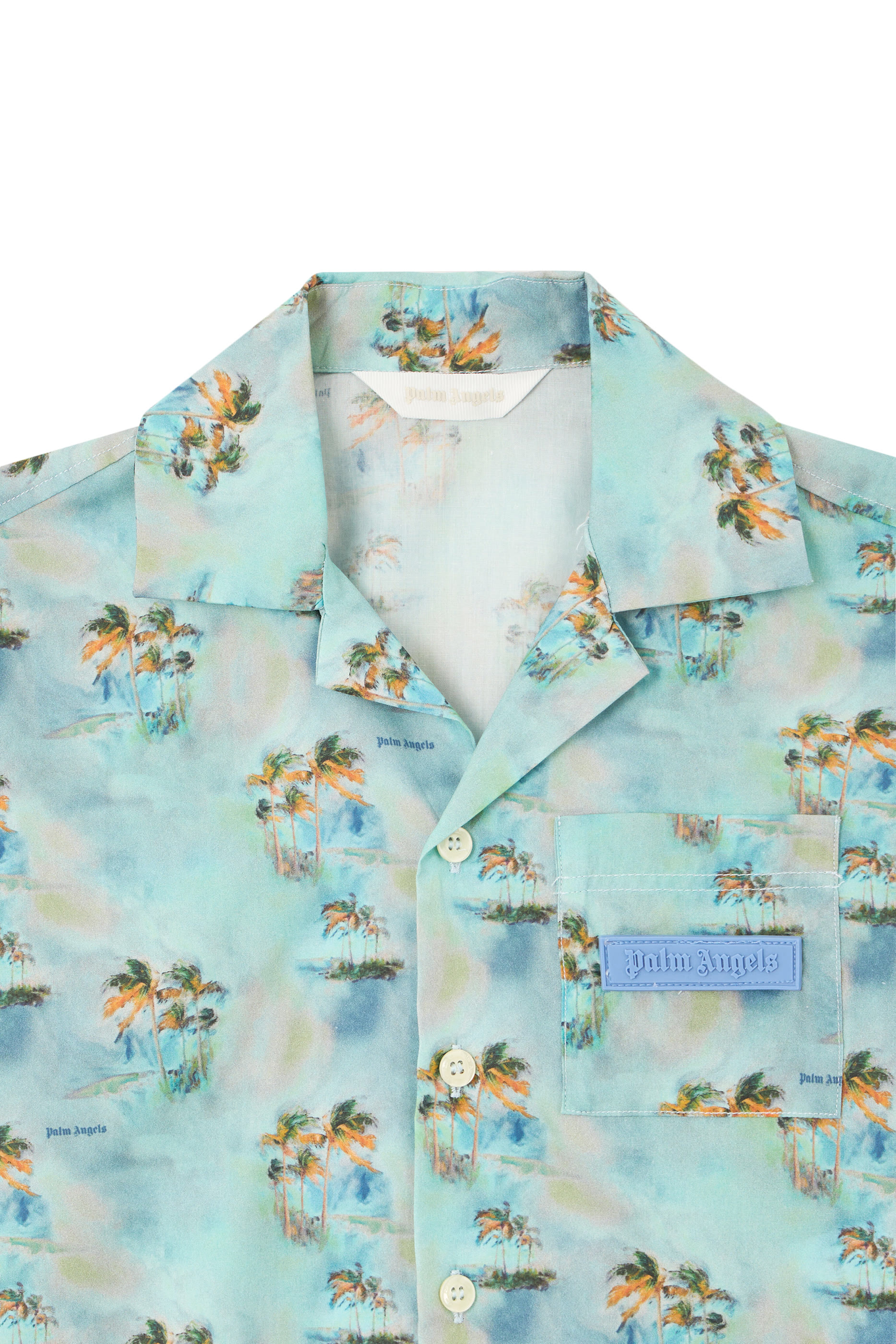 Kids AOP Palms Bowling Shirt