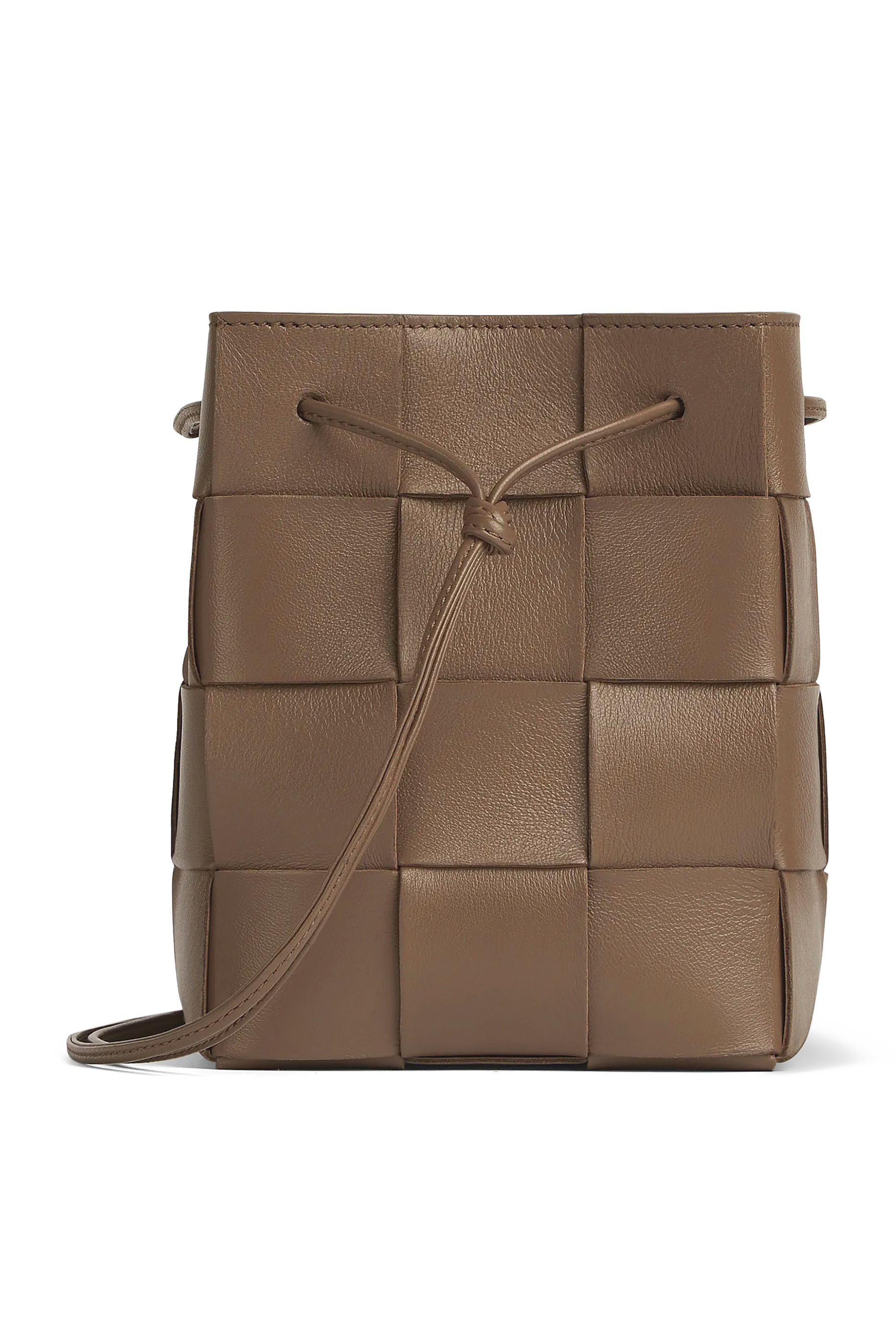 Small Cassette Cross-Body Bucket Bag