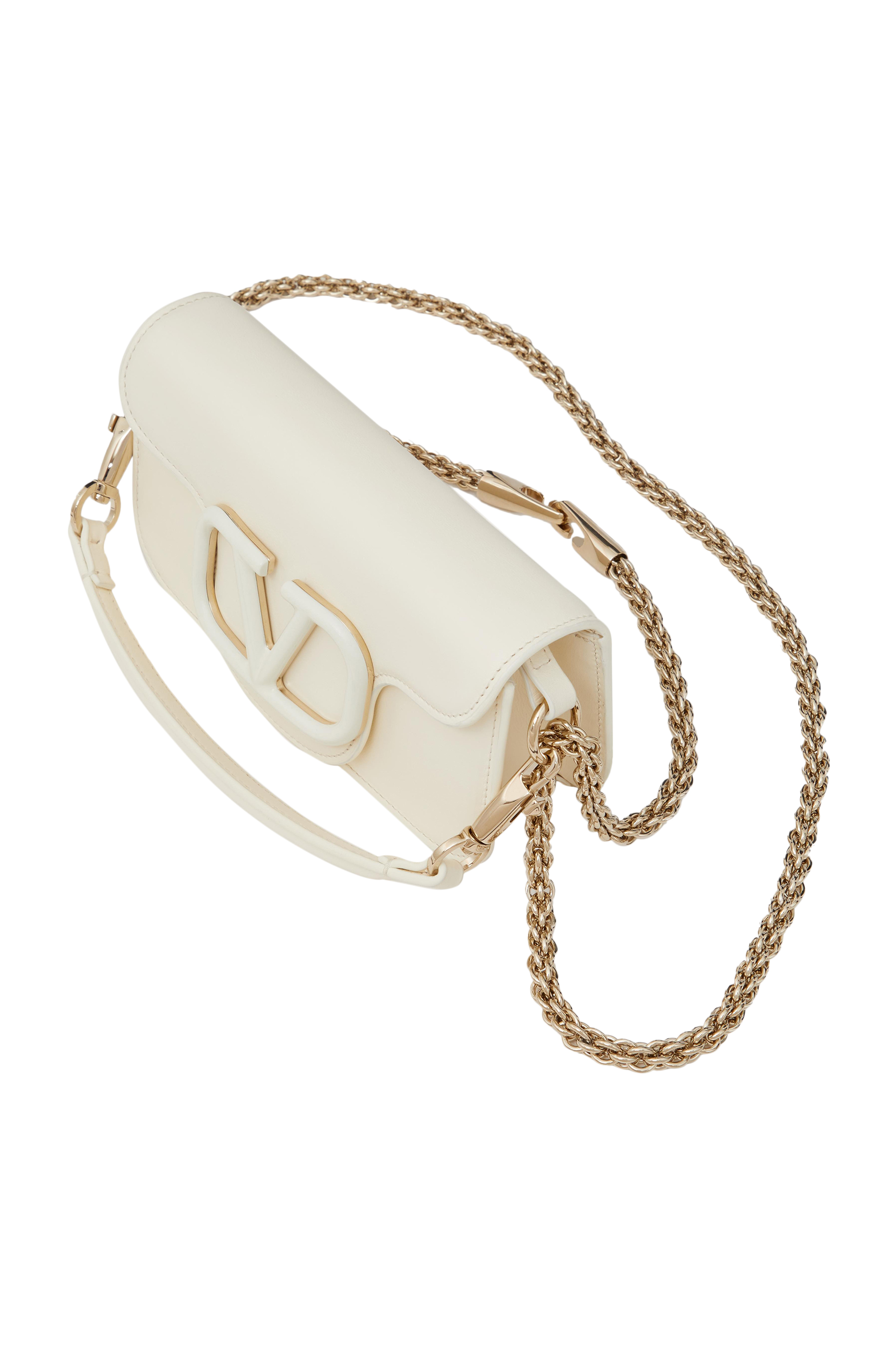 Small Loc&ograve; Calfskin Shoulder Bag