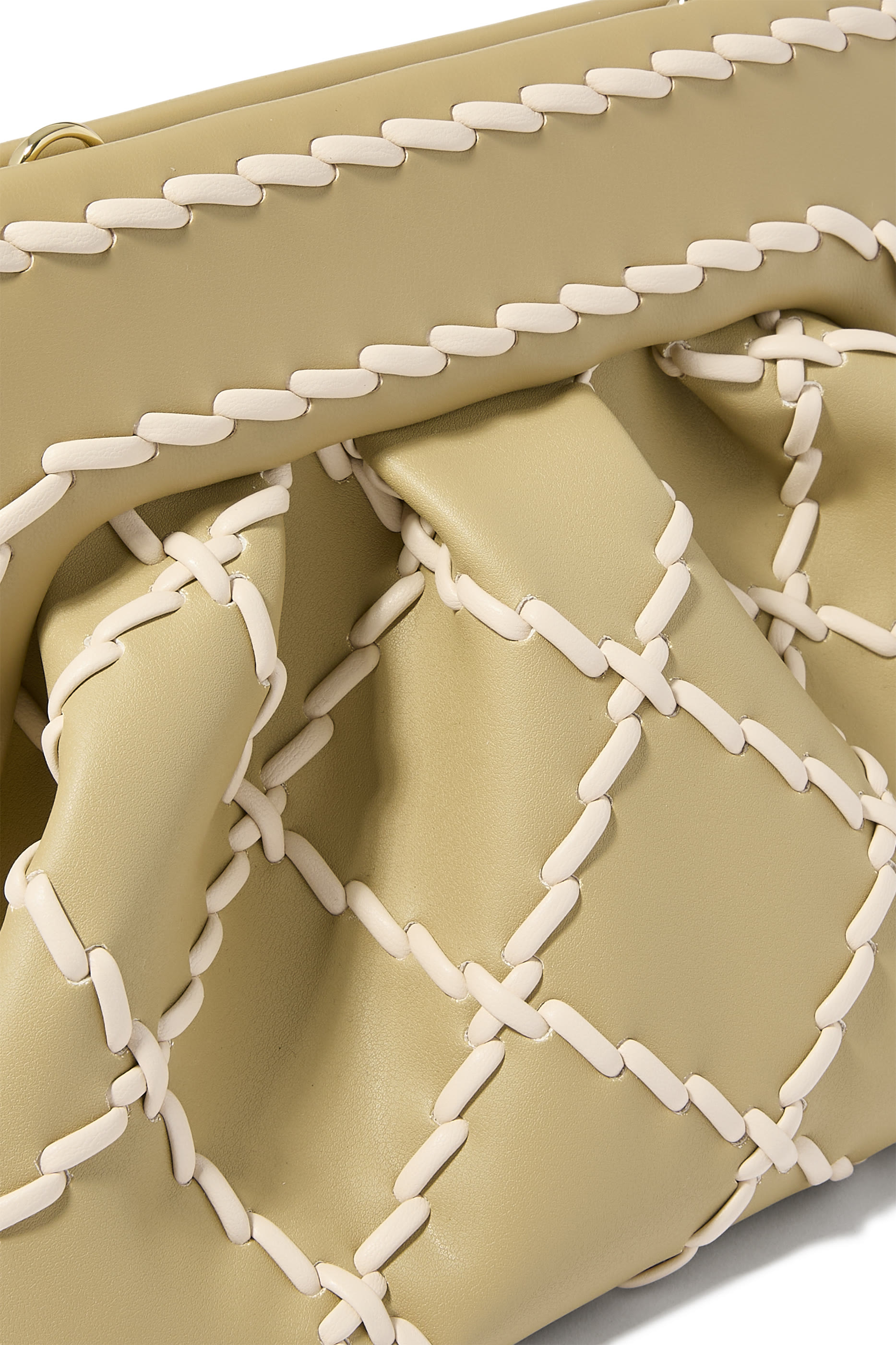 Tia Lace Bamboo Clutch Bag