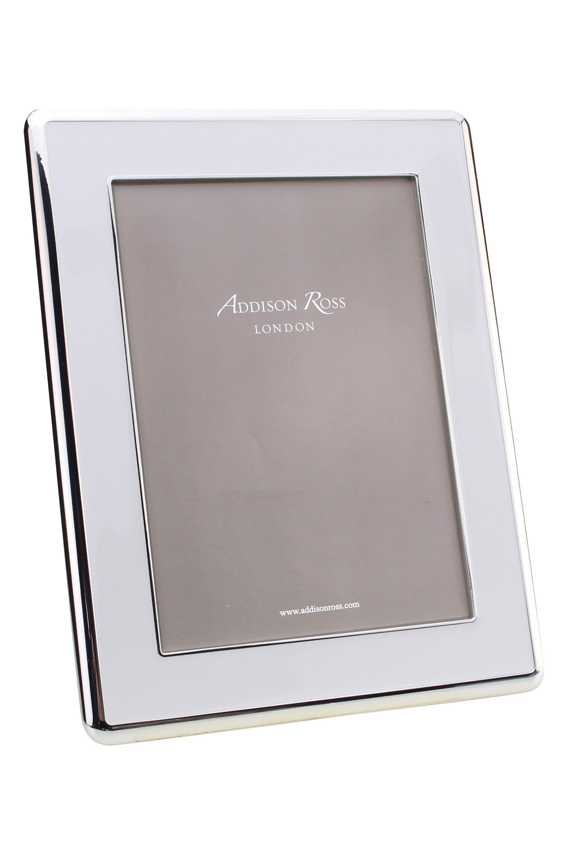 Curve Frame, Enamel & Silver 4x6 