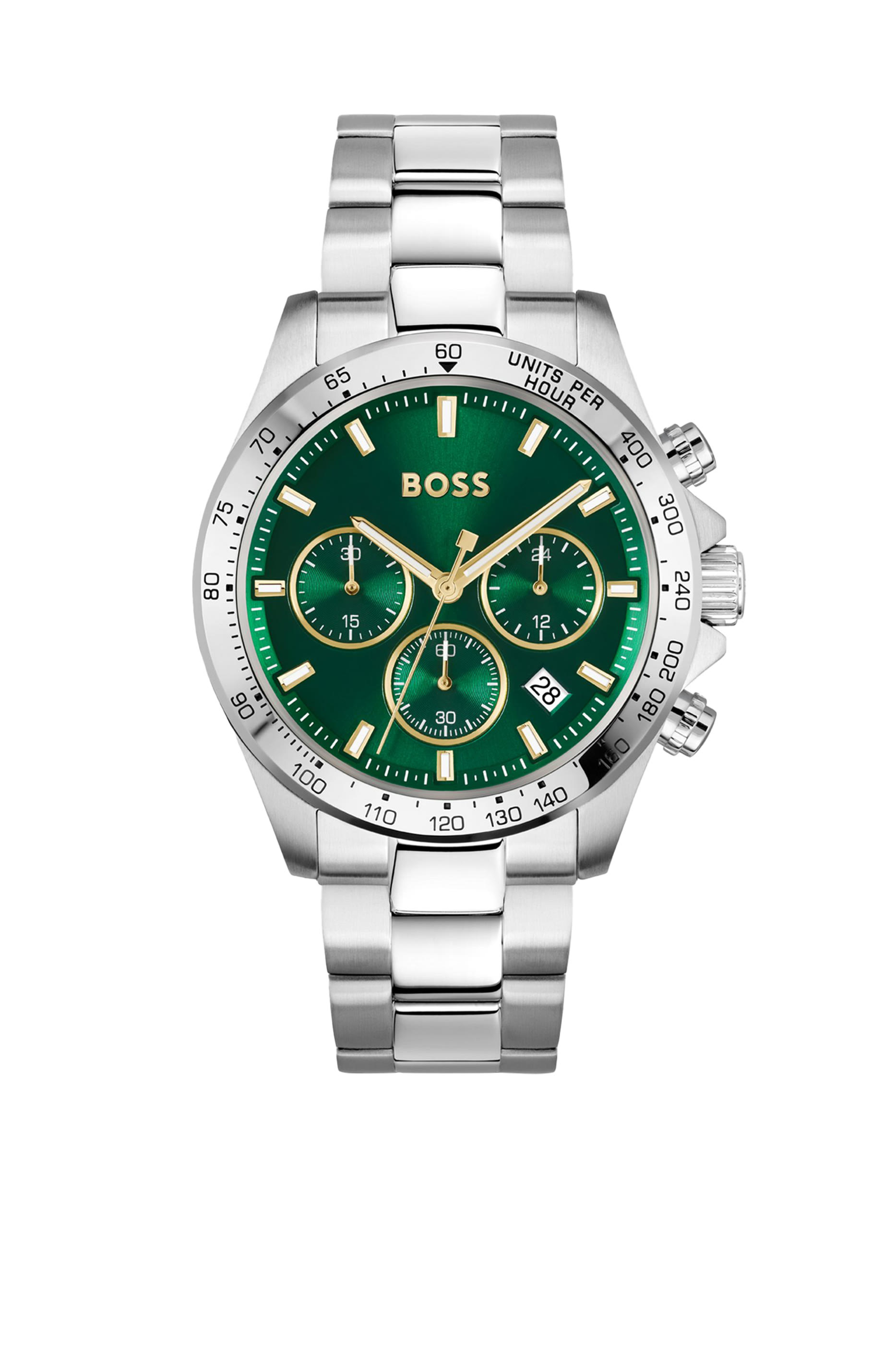 Hero Stainless Steel Chronograph Watch