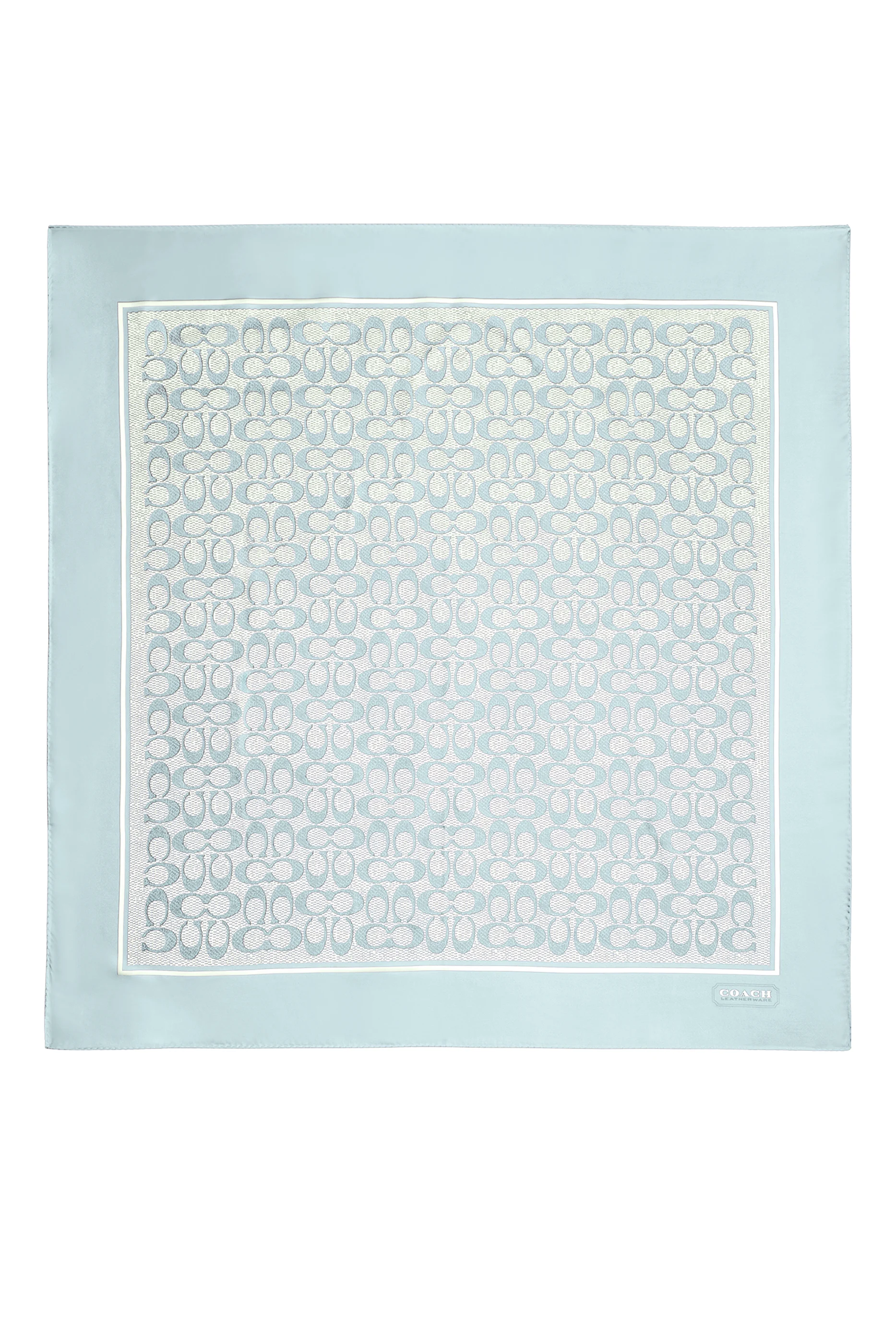 Vintage Signature Print Silk Square Scarf