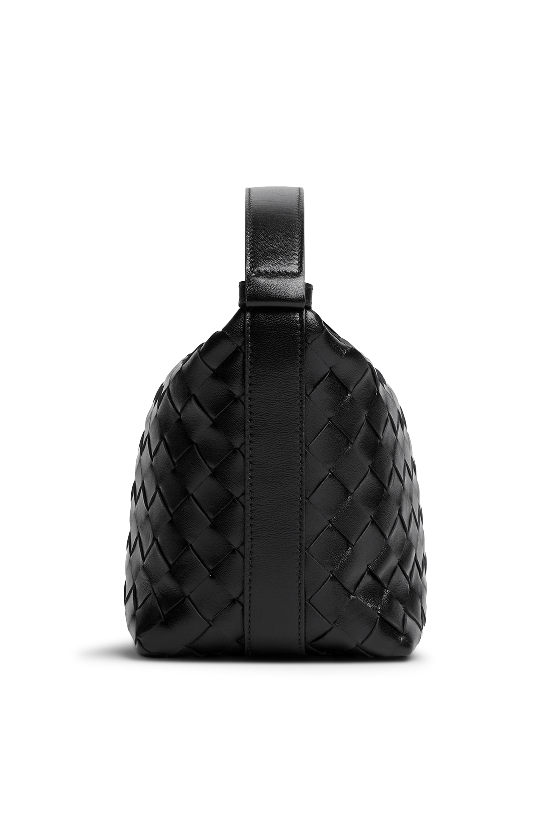 Mini Wallace Intrecciato Leather Shoulder Bag