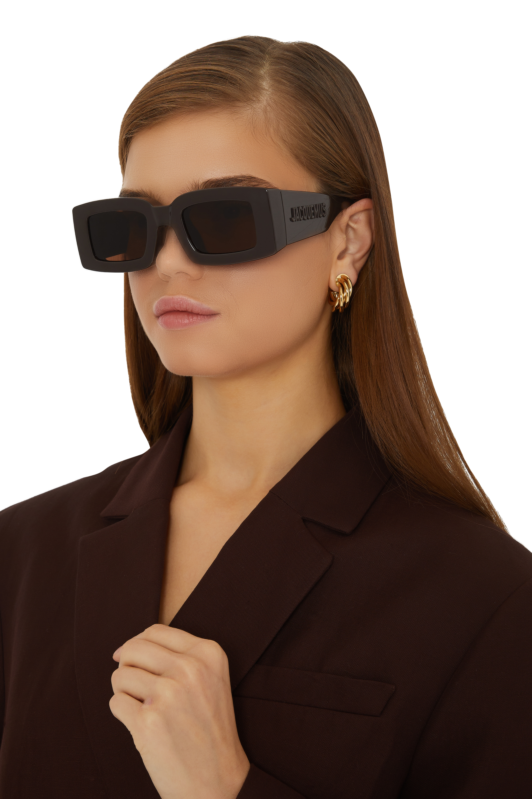 Les Lunettes Tupi Square-Frame Sunglasses