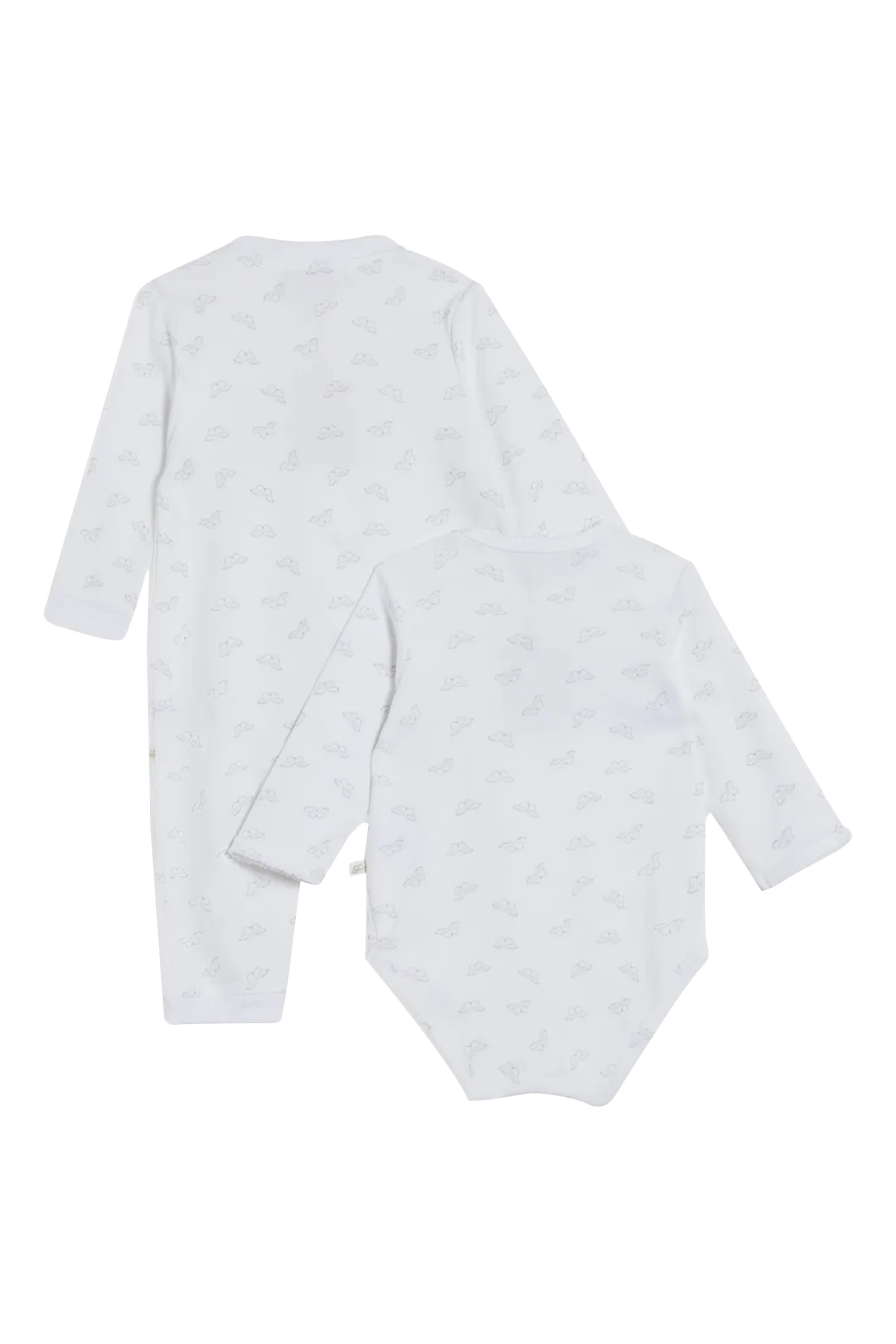 Kids Angel Wing Organic Cotton Bodysuit, Set of 3