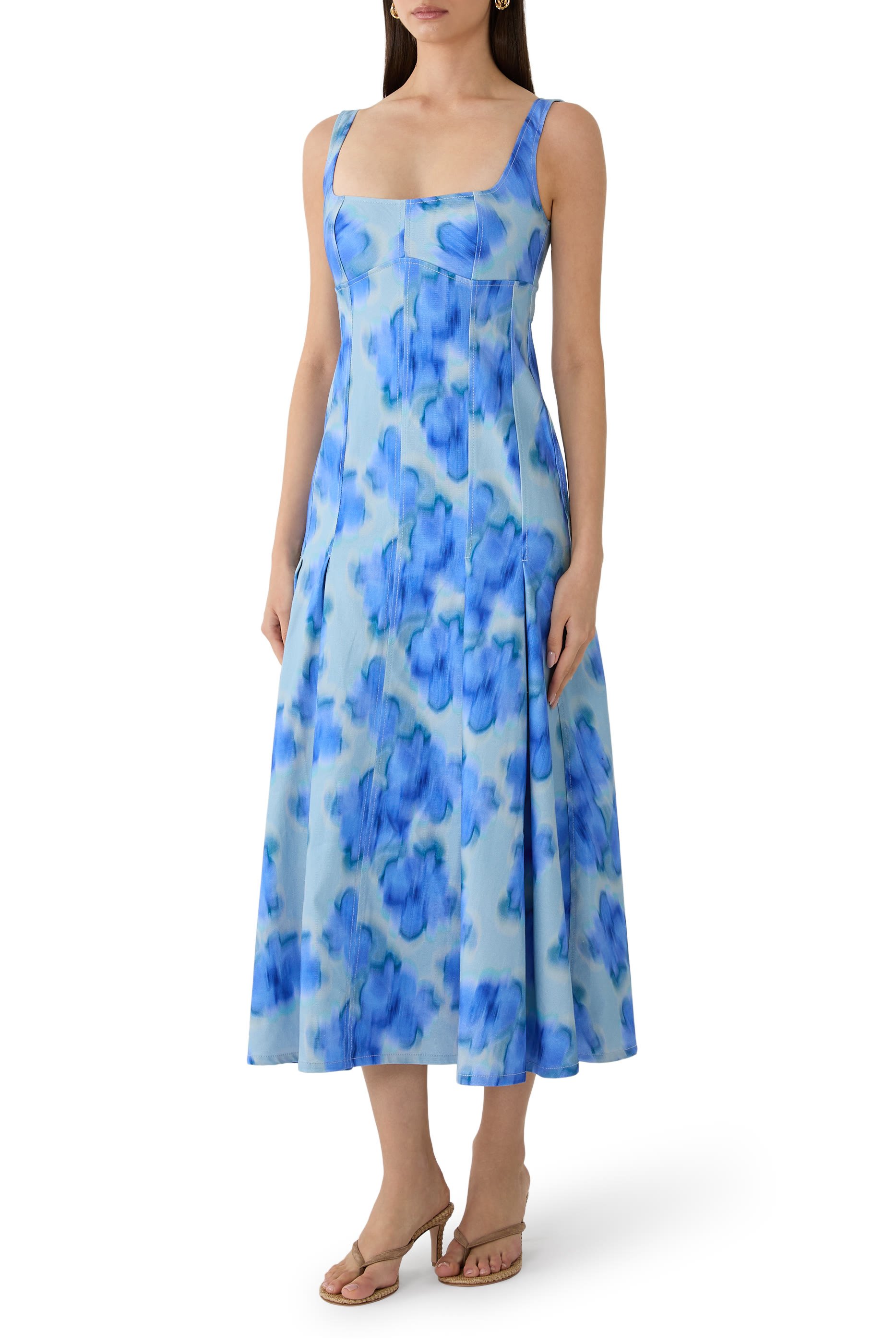 Charlie Pleated Midi Dress