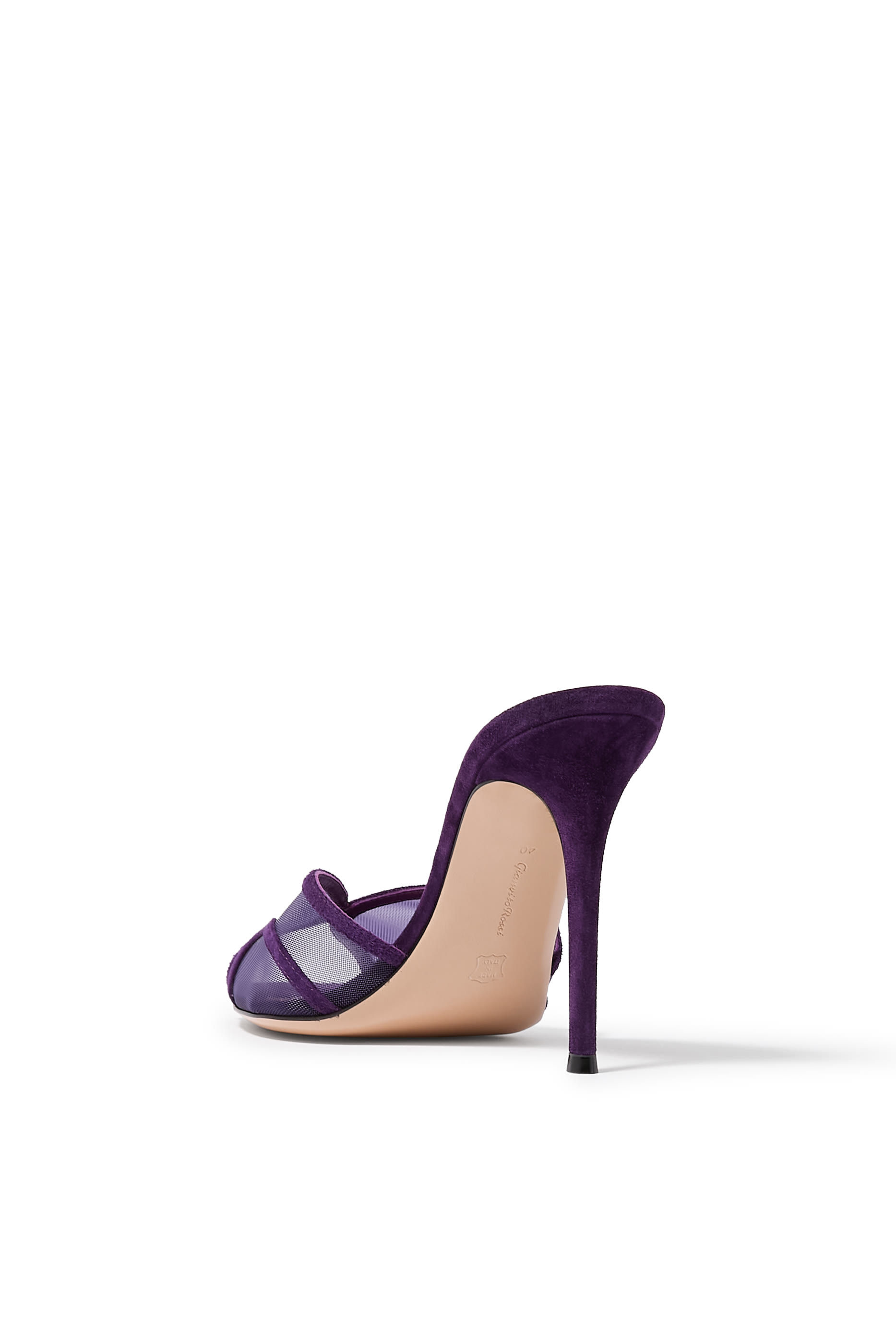  Suede Organza 95 Mules 