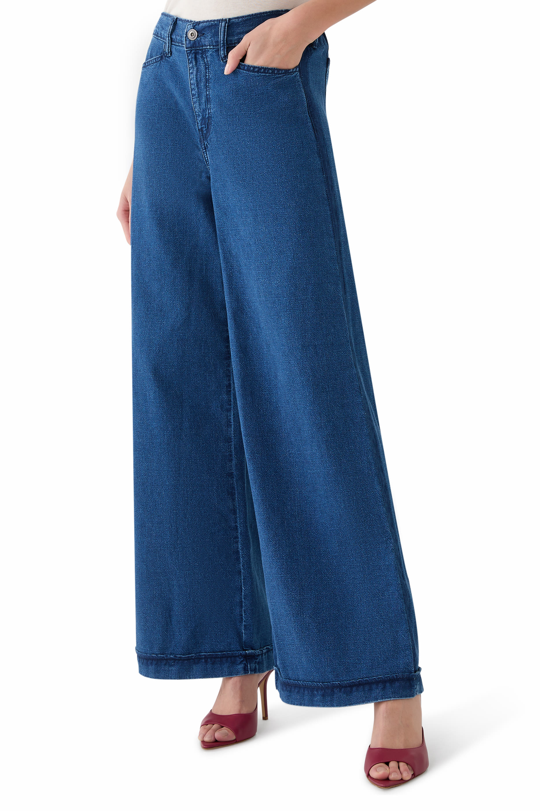 Leigh Mid Wide Long Pants