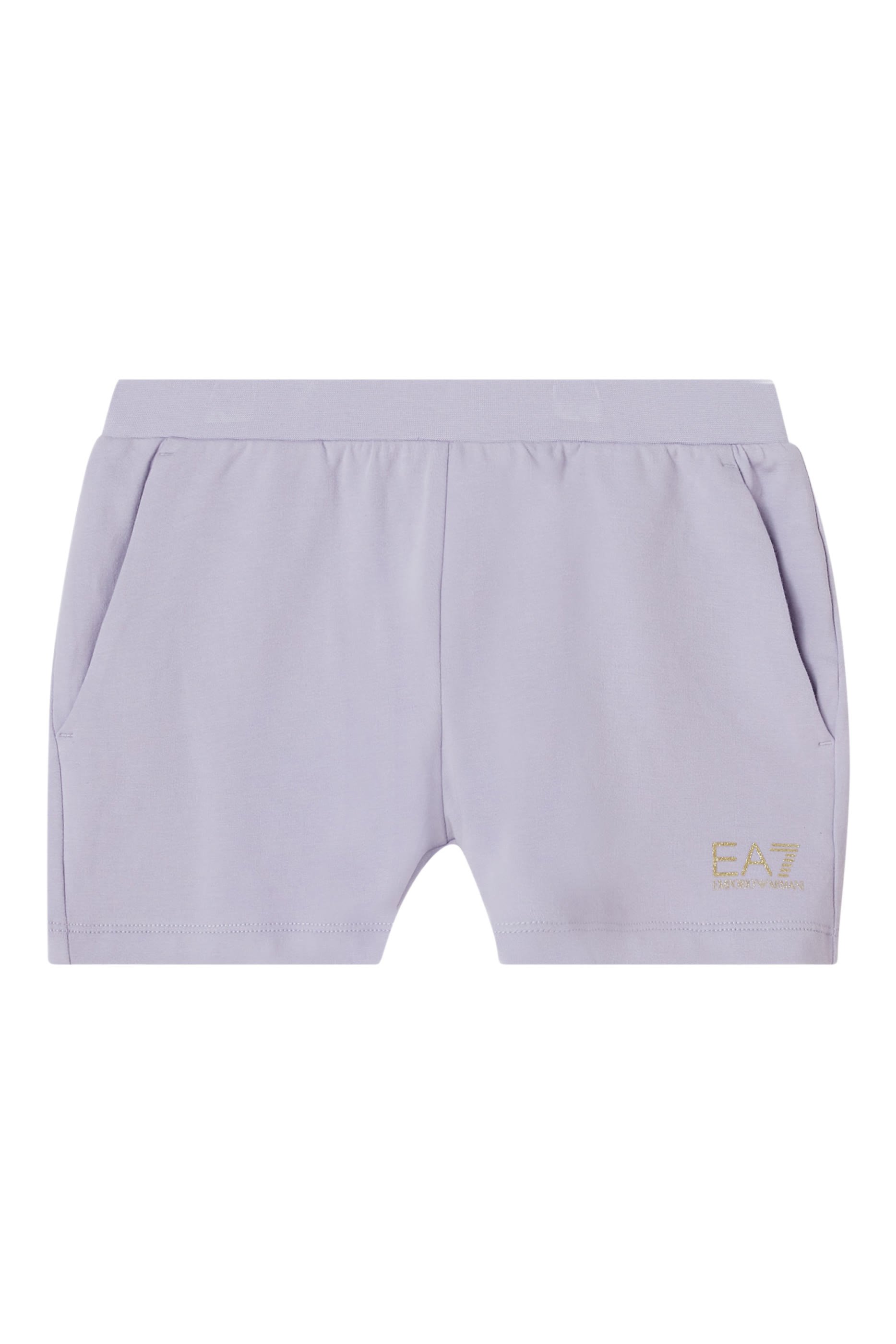 Kids EA7 Logo Shorts