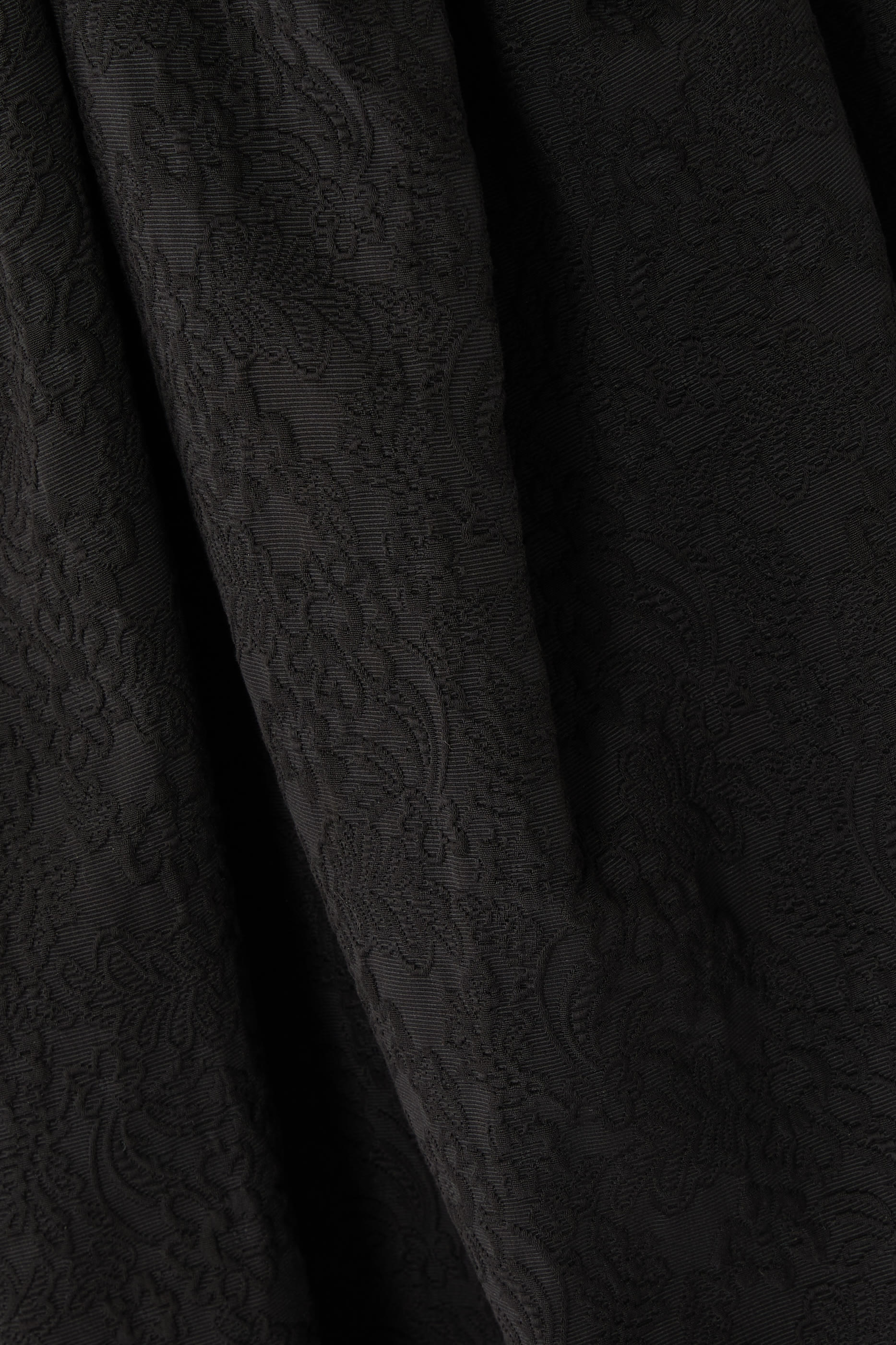  Floral Cloque Full Midi Skirt