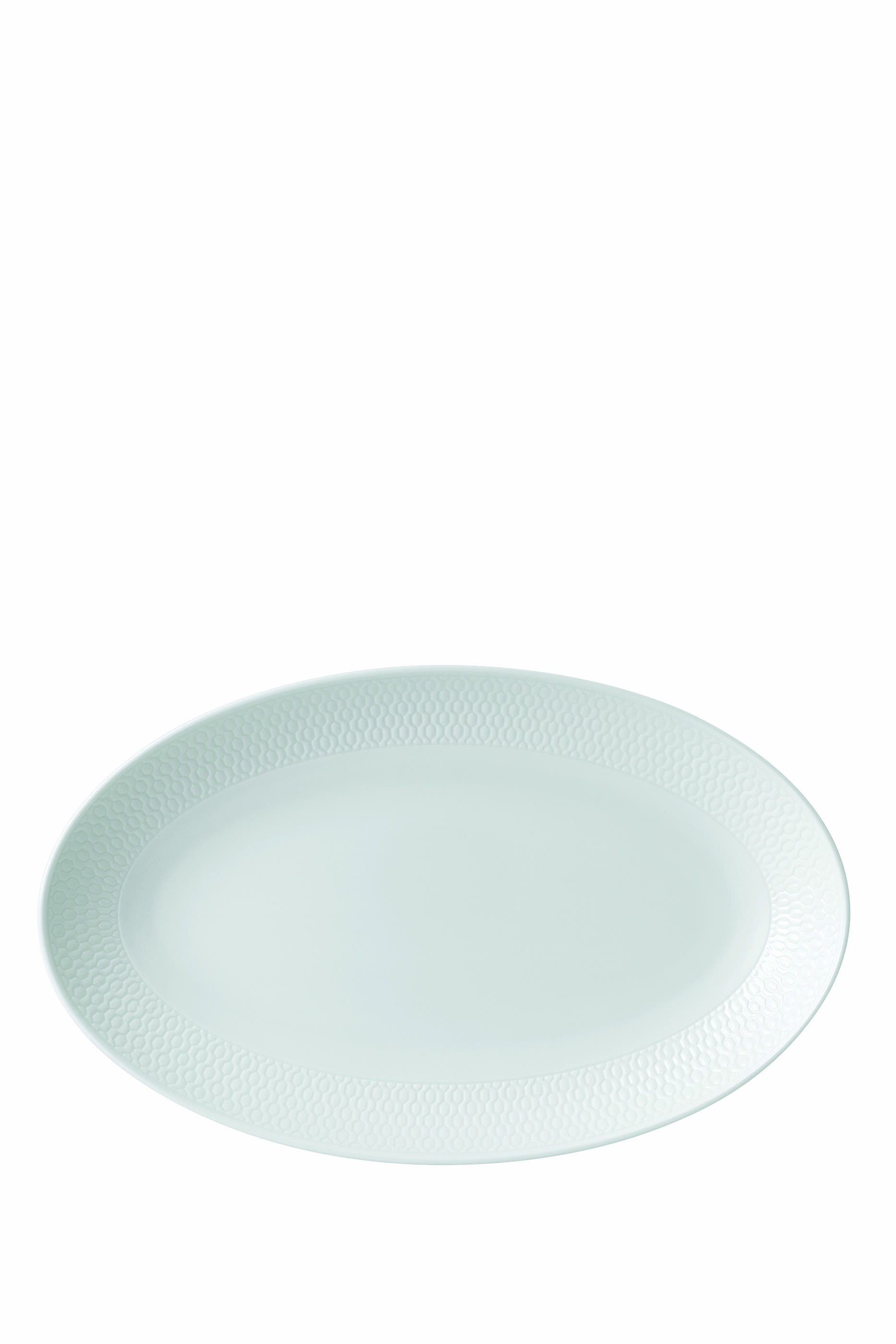 Gio White Oval Platter