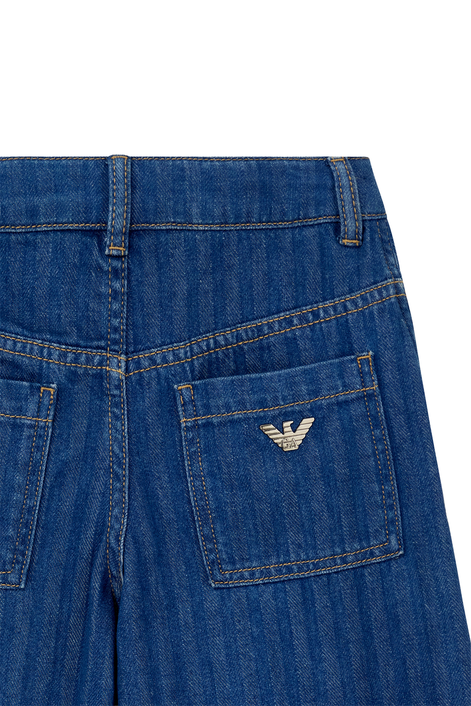 Kids Vertical Stripes Jeans 