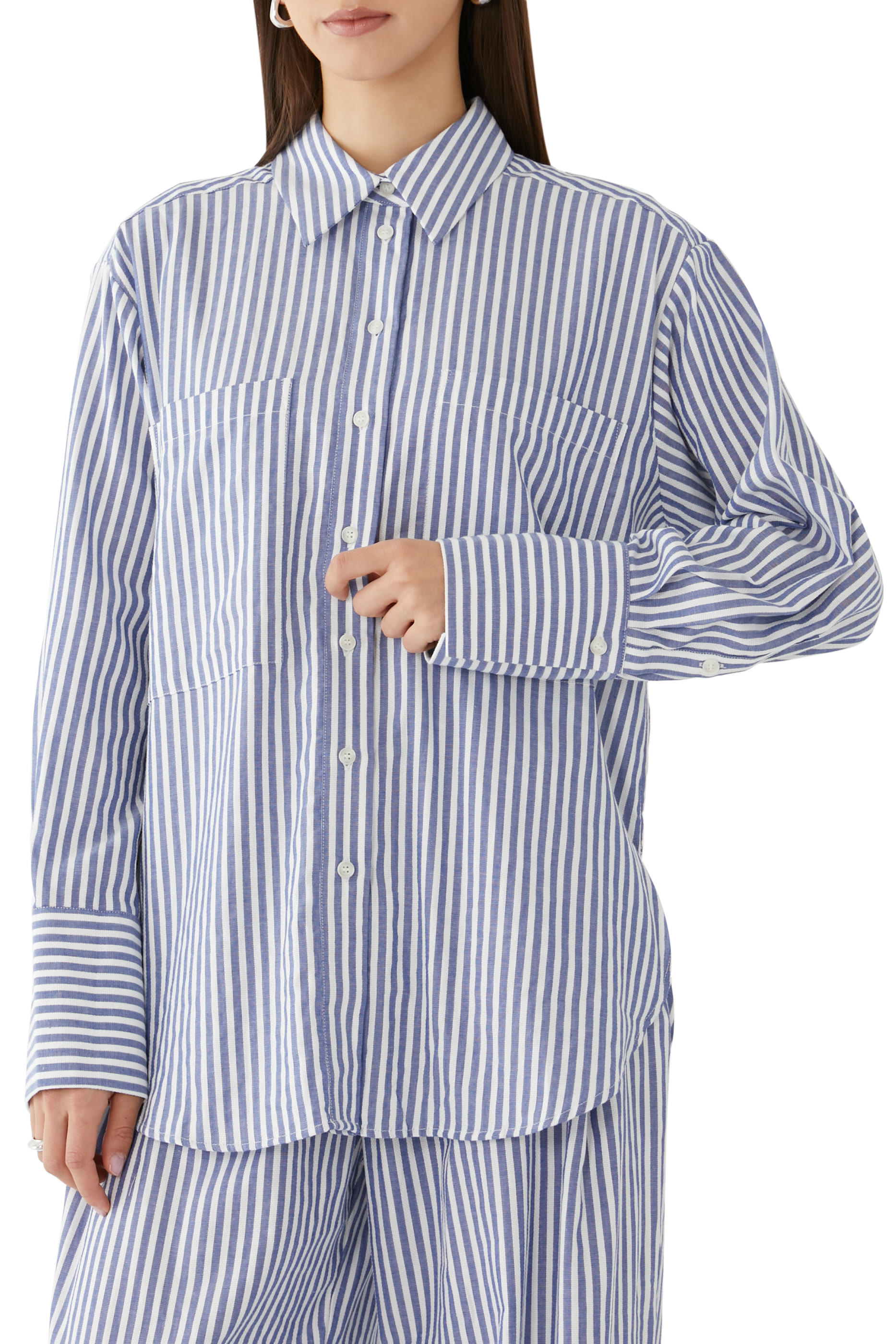 Yasmine Curved Hem Shirt