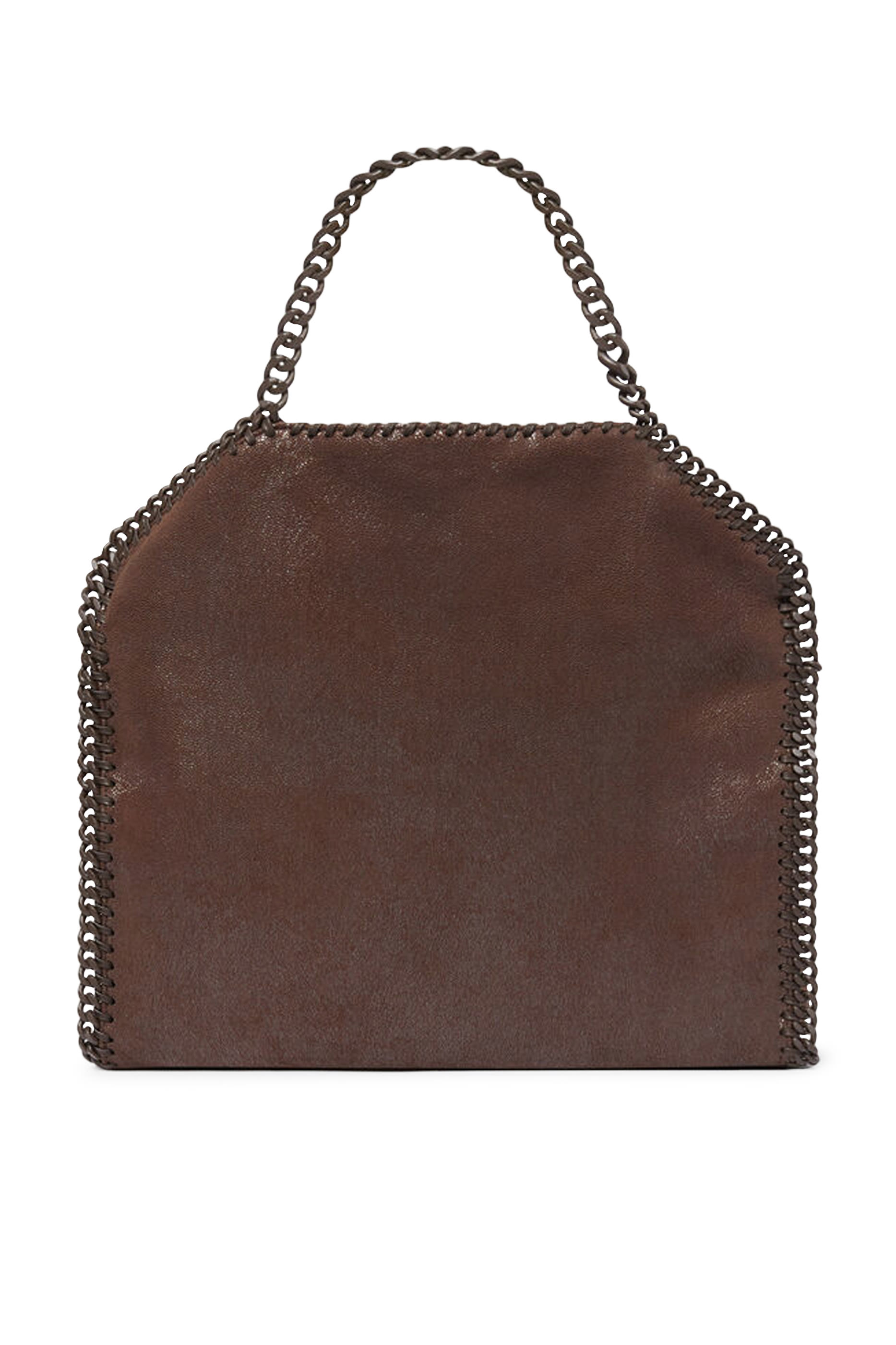 Falabella Fold-Over Enamel Tote Bag