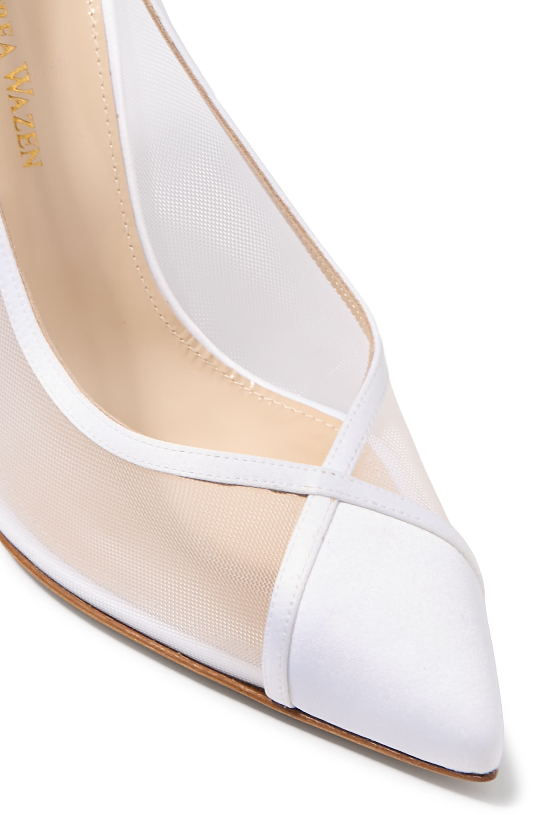 Nora Satin Mesh 105 Pumps