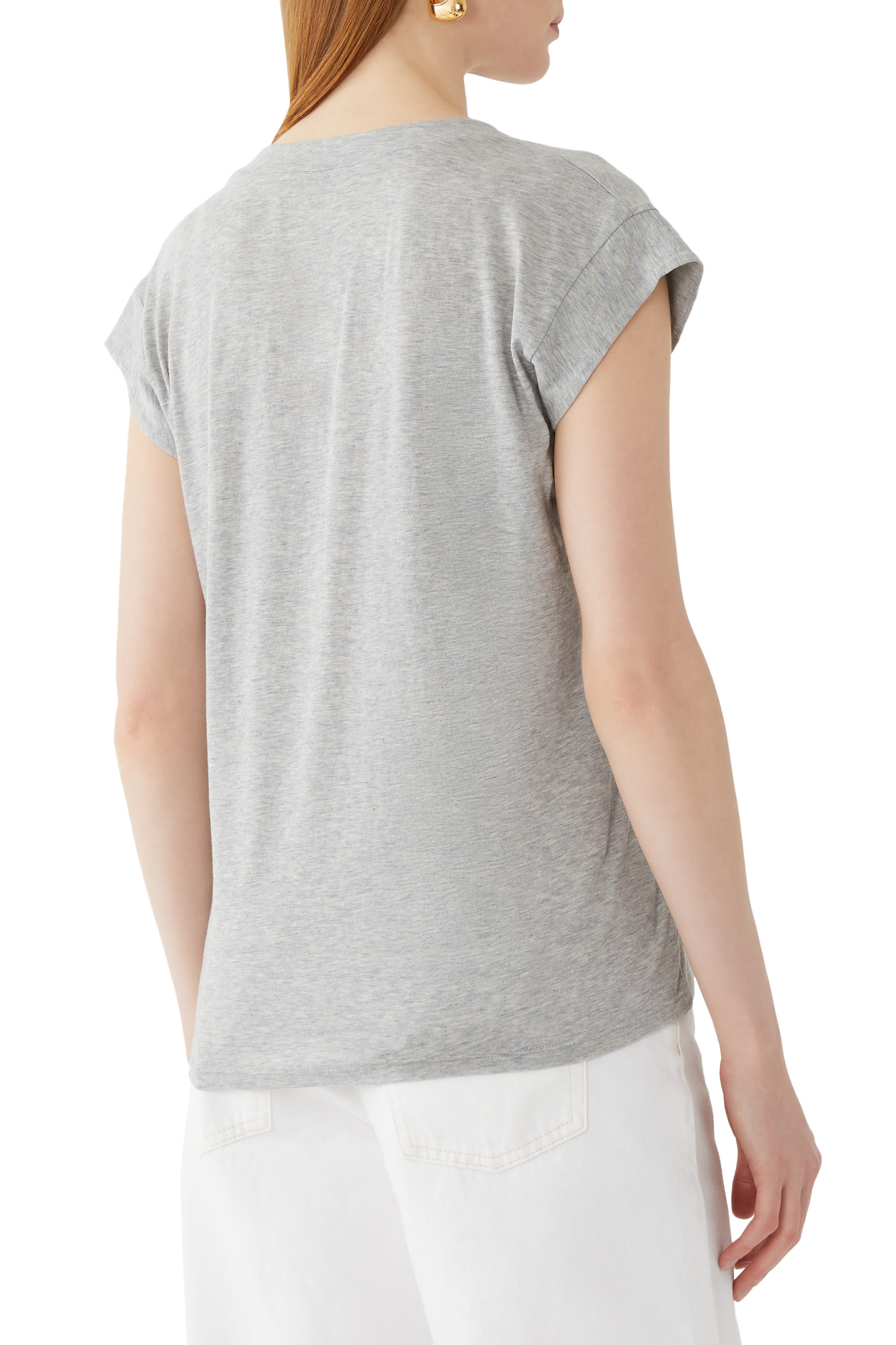  V-Neck Cotton T-Shirt
