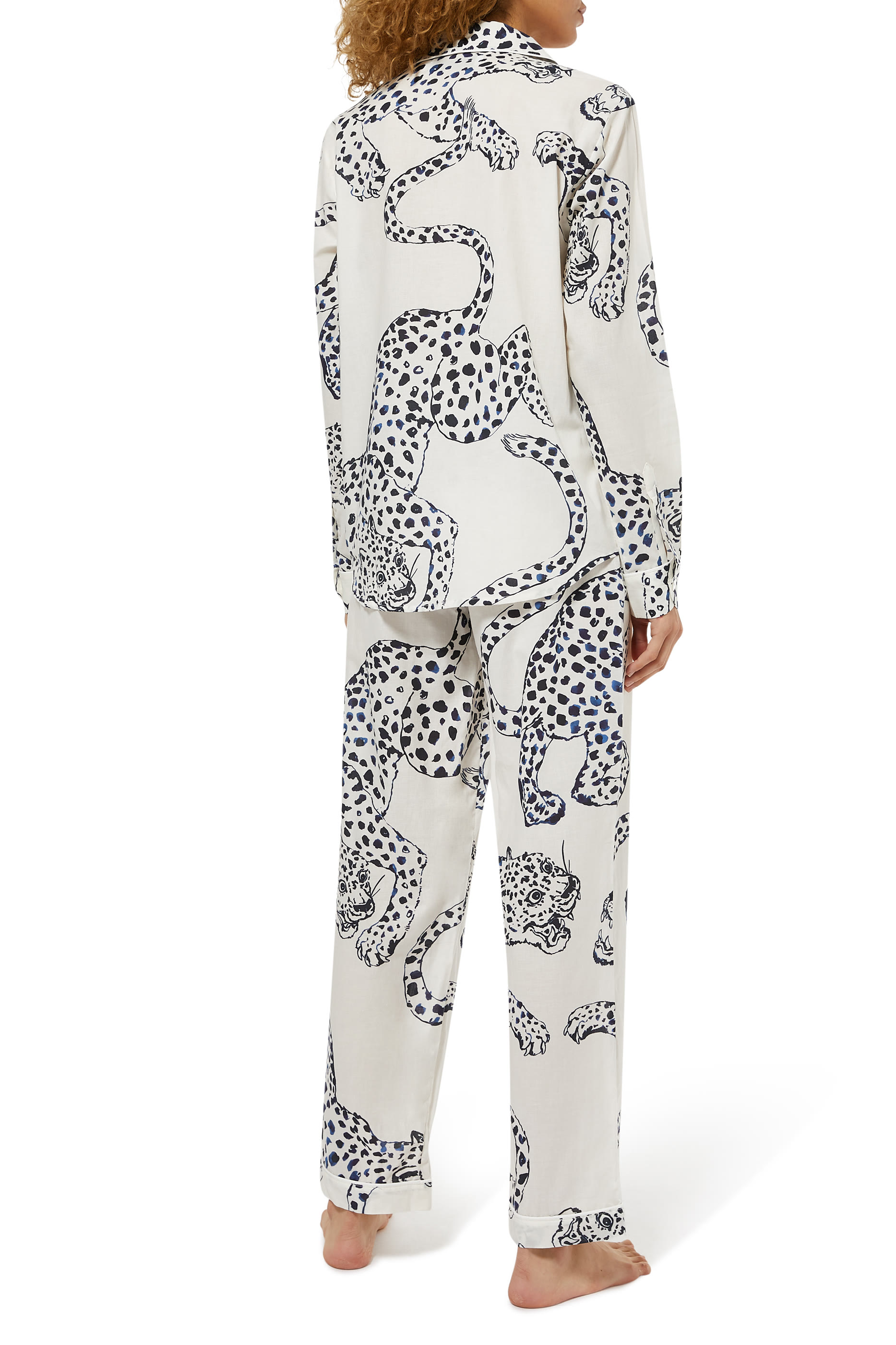 Jaguar Print Pajama Set