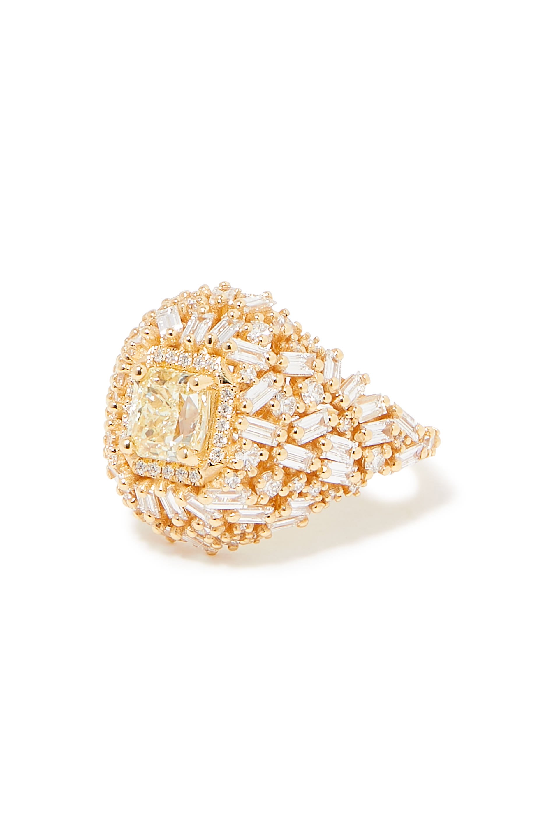 One of a Kind Ring, 18K Yellow Gold & Diamonds