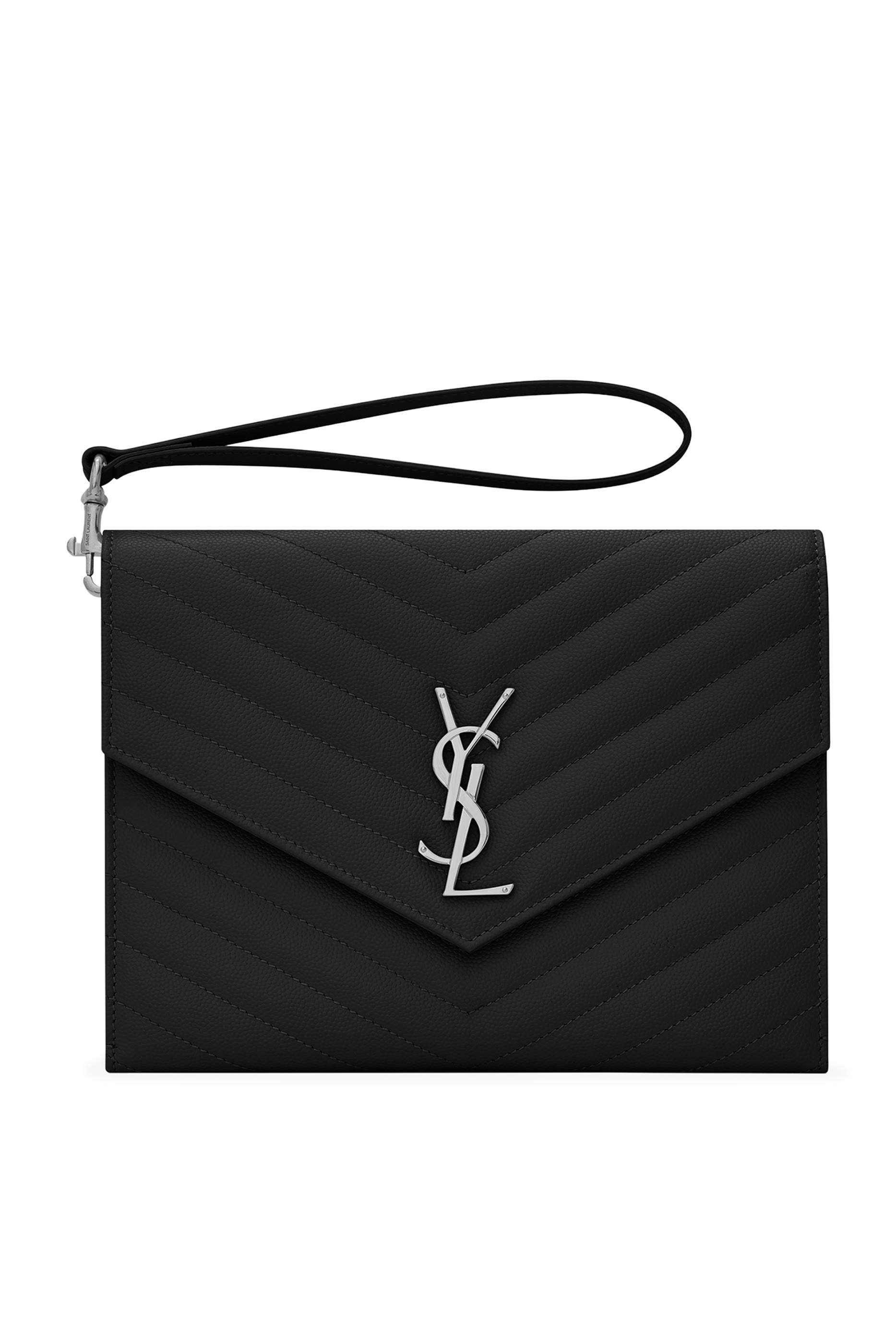 Cassandre Matelass&eacute; Flap Pouch in Grain De Poudre Leather 