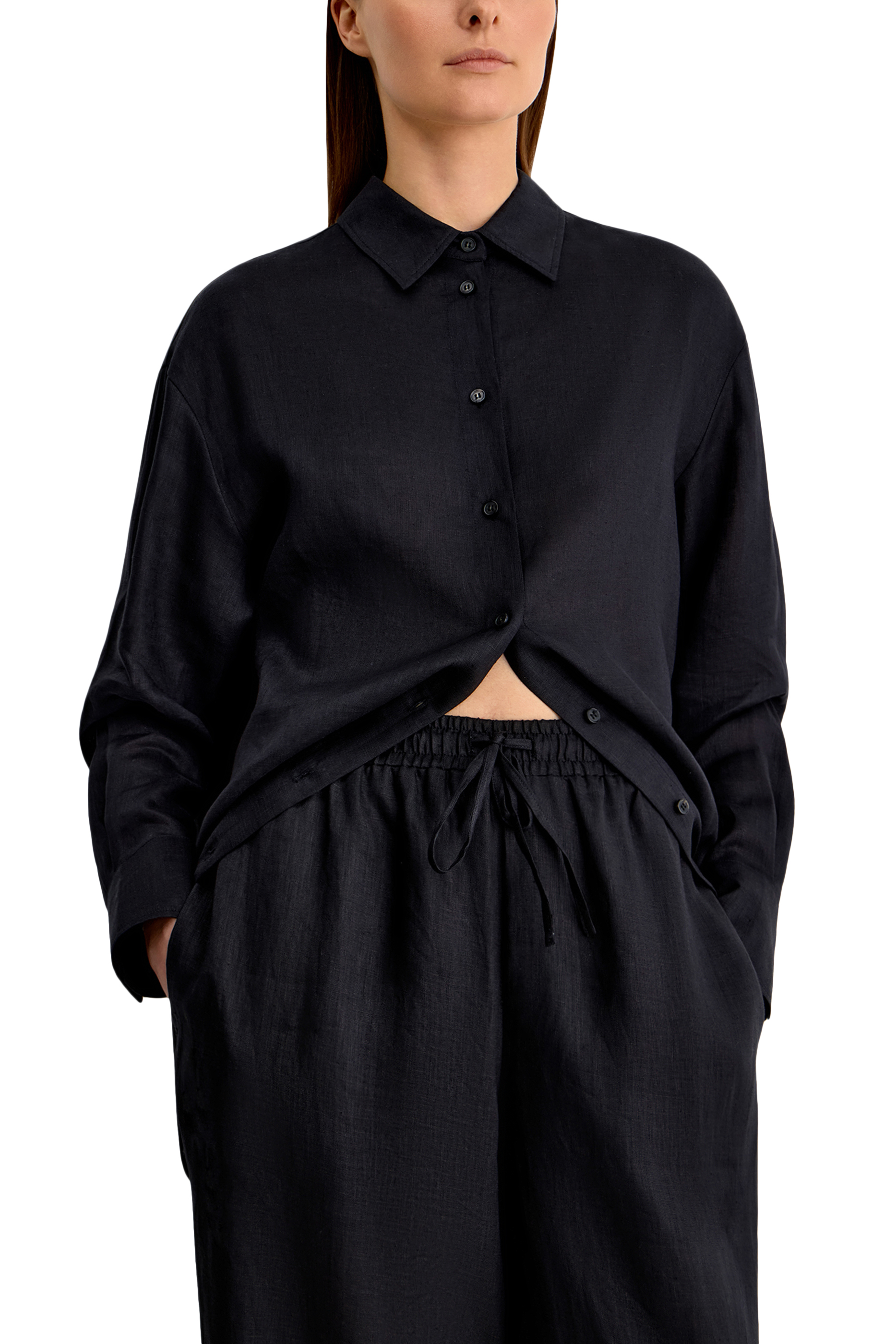 Drawstring Linen Trousers