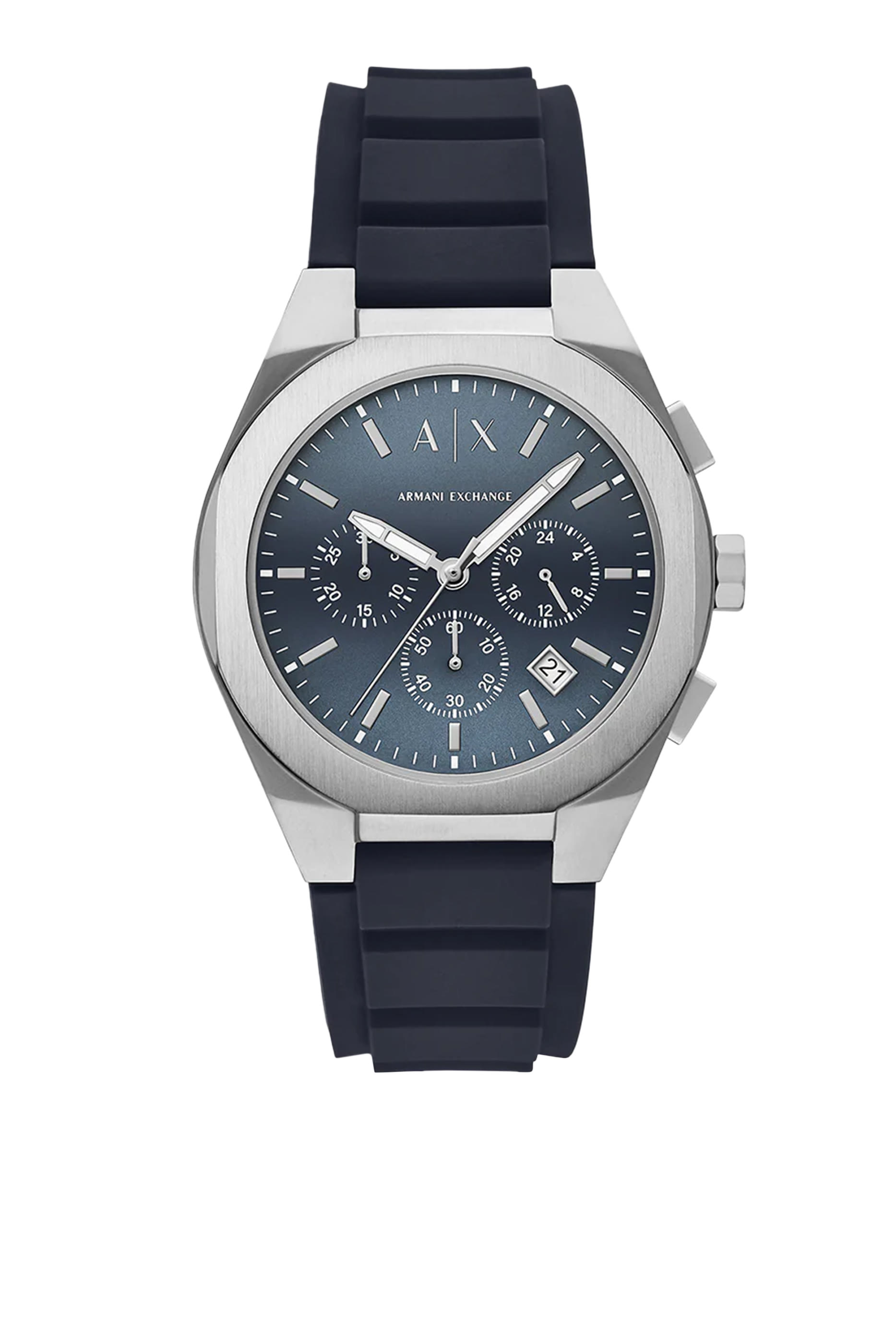 Chronograph Blue Silicone Watch