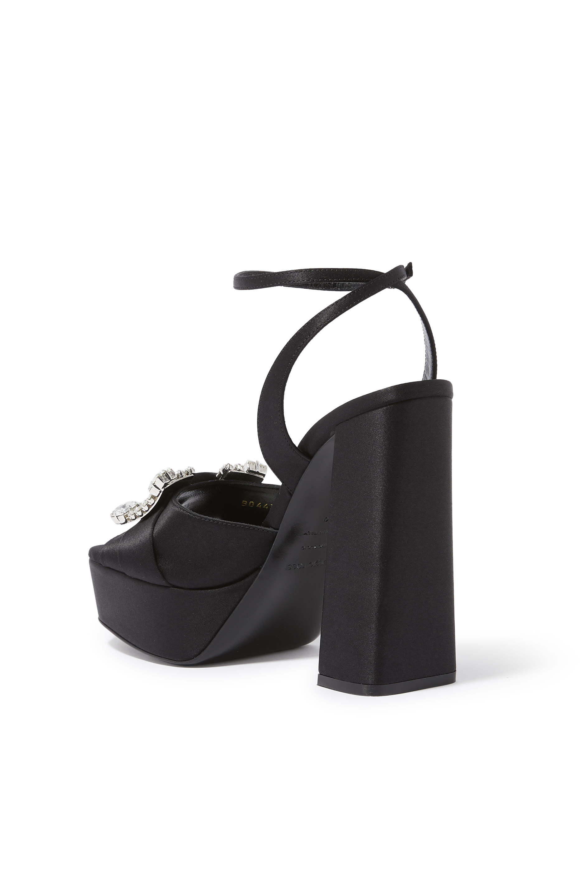 Crystal-Embellished 135 Platform Sandals