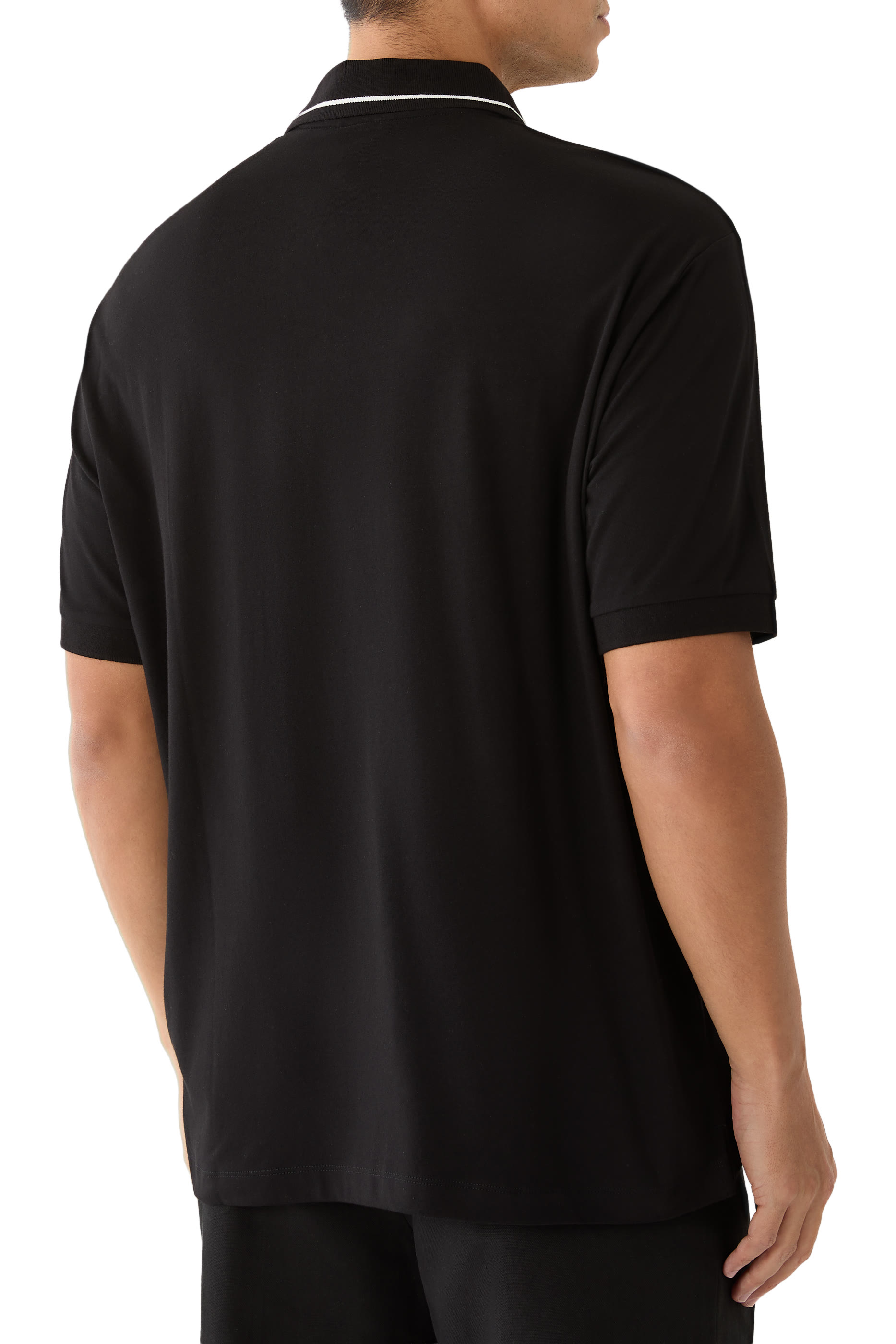  Regular Fit Polo Shirt in Stretch Jersey