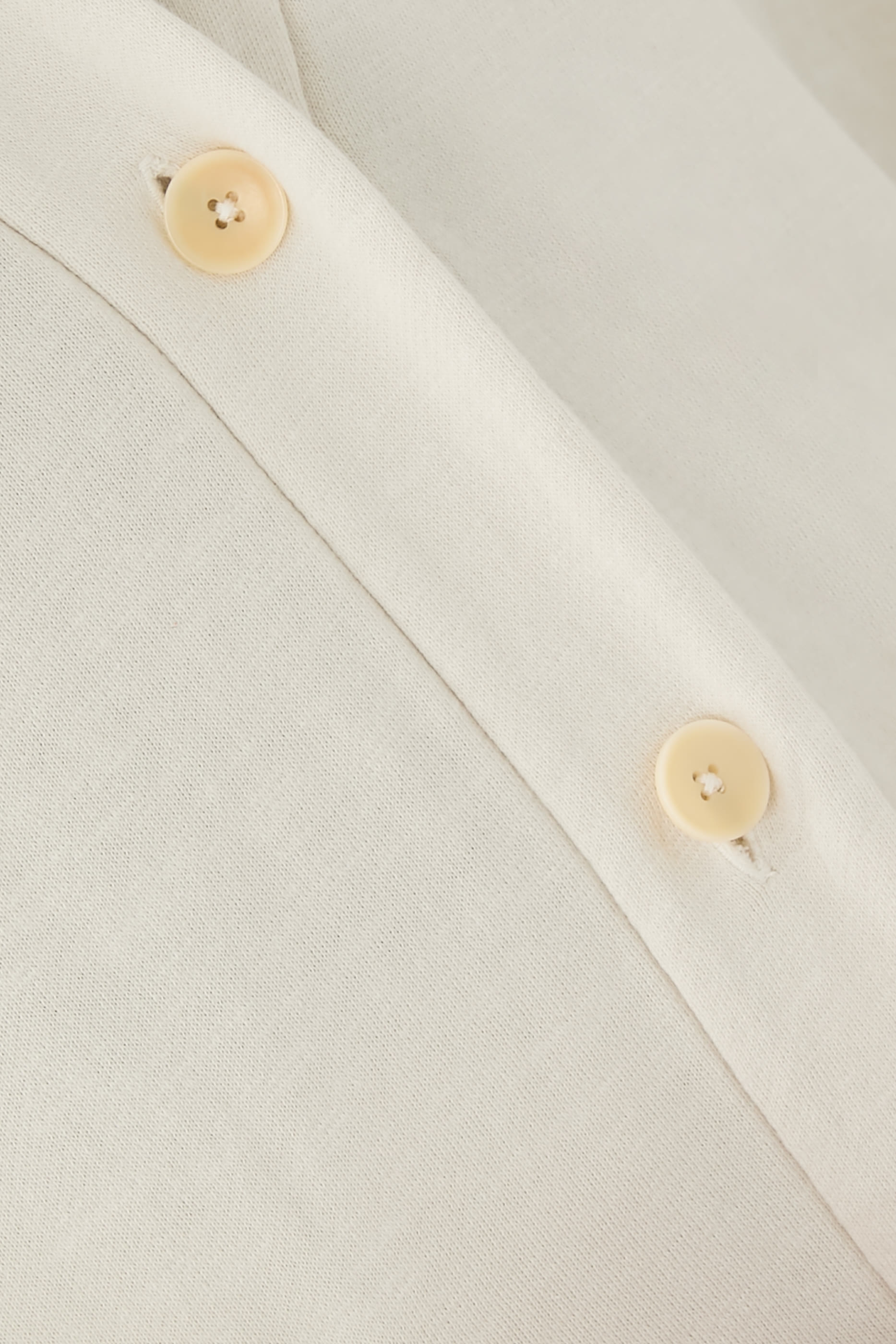 Garment-Dyed Terry Long Cardigan