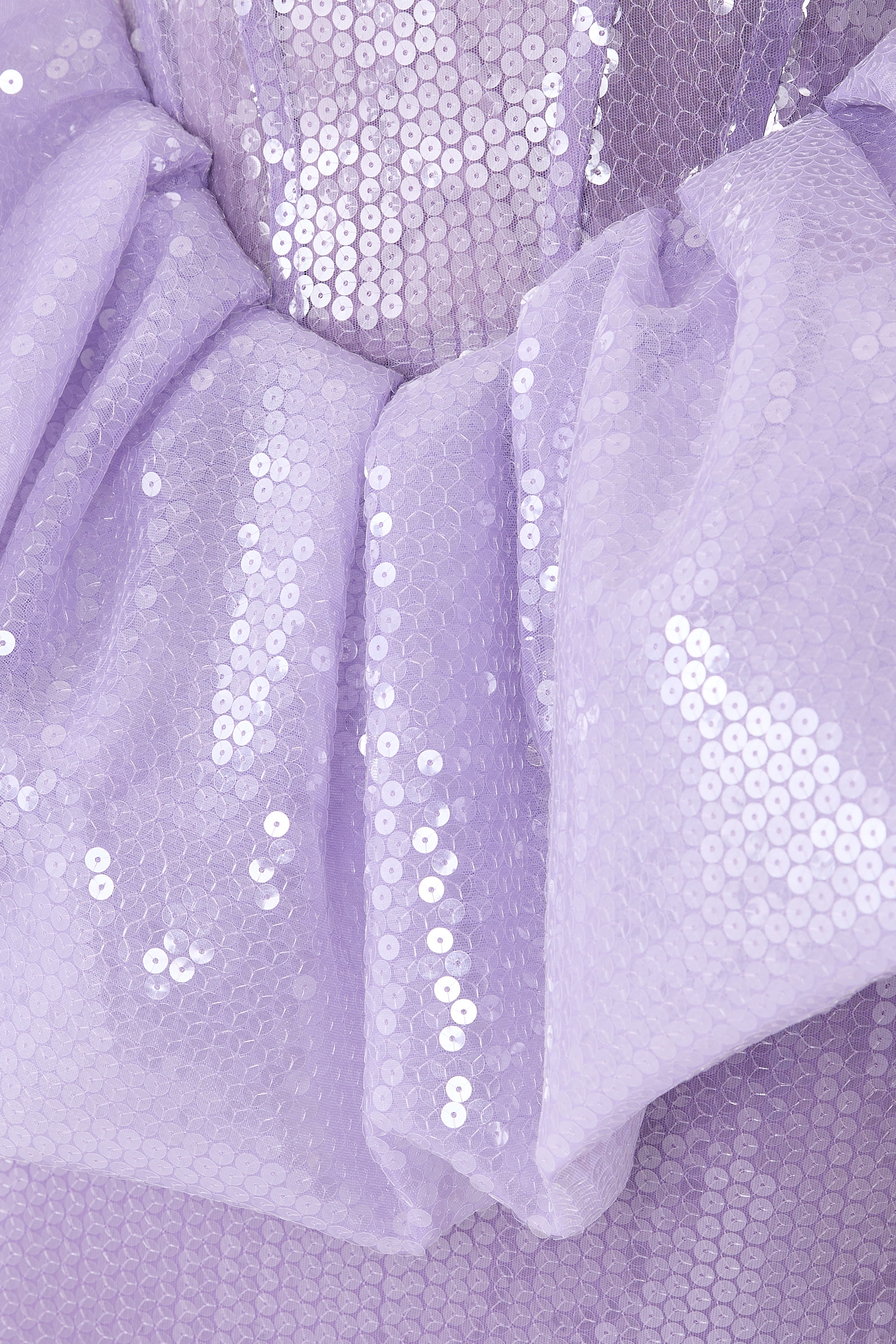 Peplum Detail Sequin Gown 