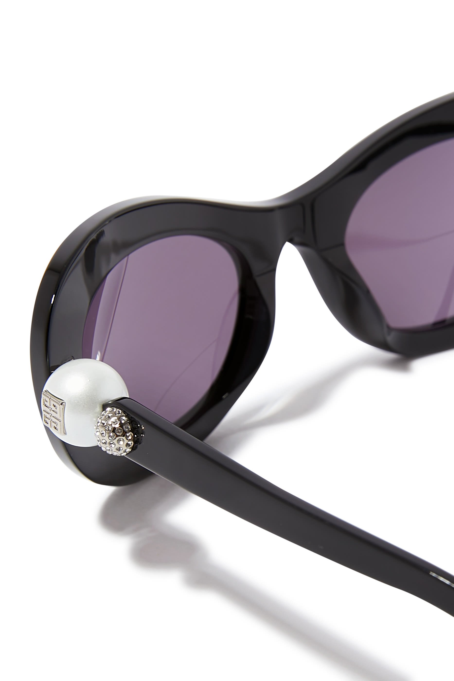 Pearl Oval Frame Sunglasses