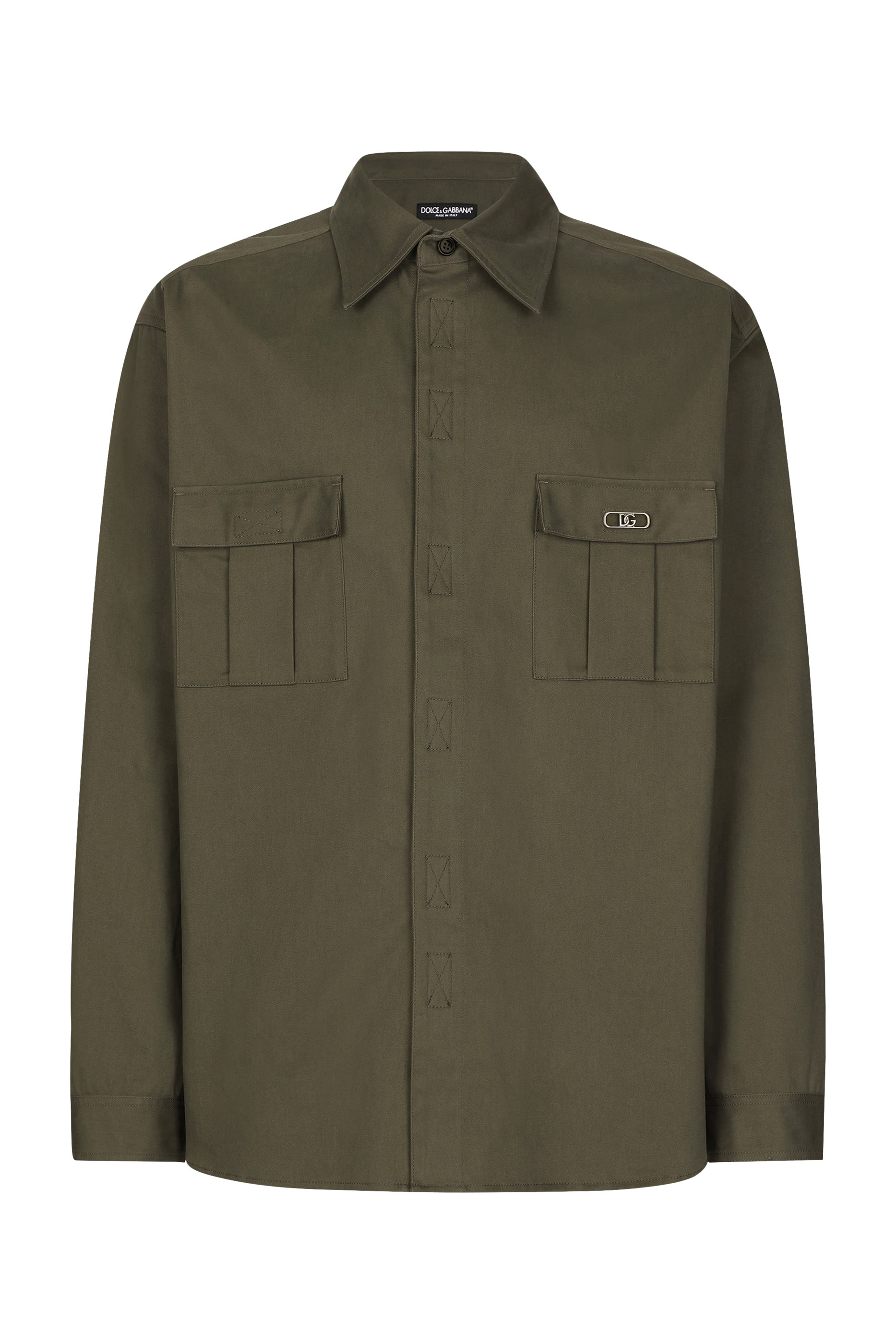 Cotton Shirt with Pockets