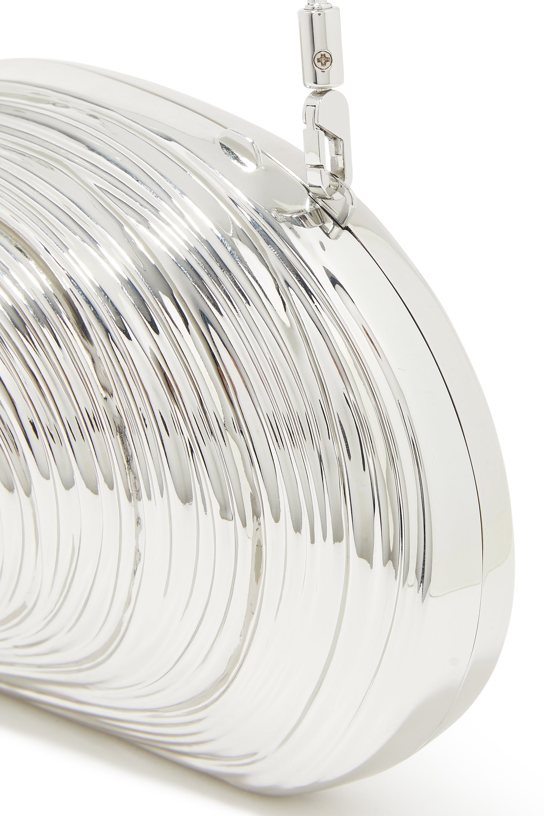 Bridget Metal Shell Clutch