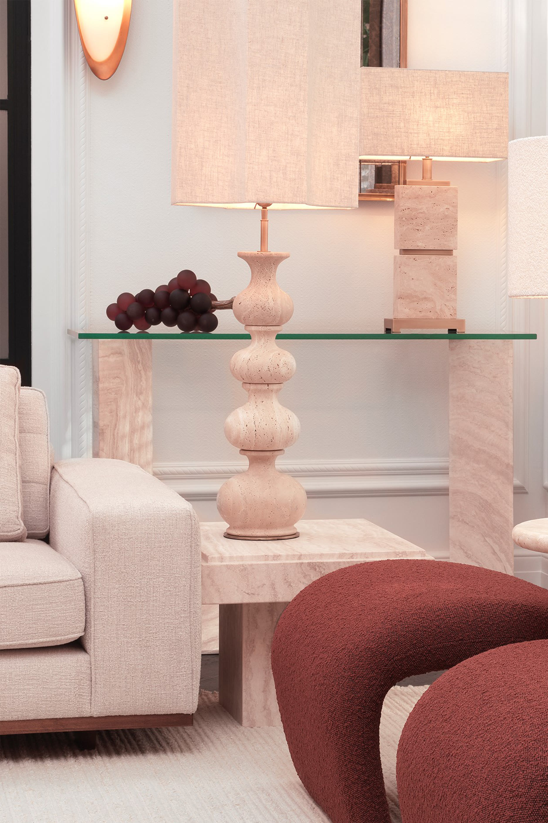 French Grapes Decorative Object