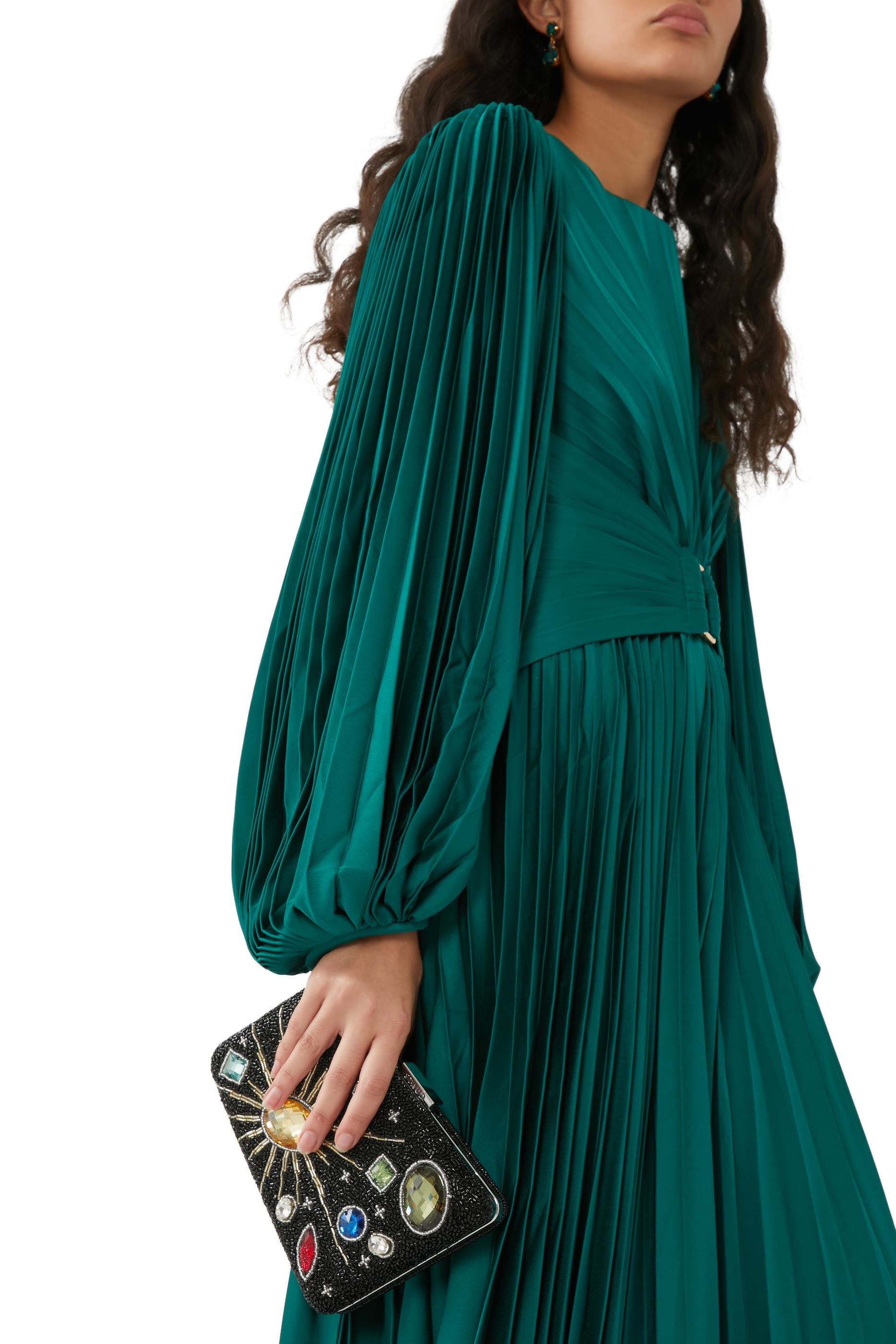 Carmella Beaded Clutch Bag