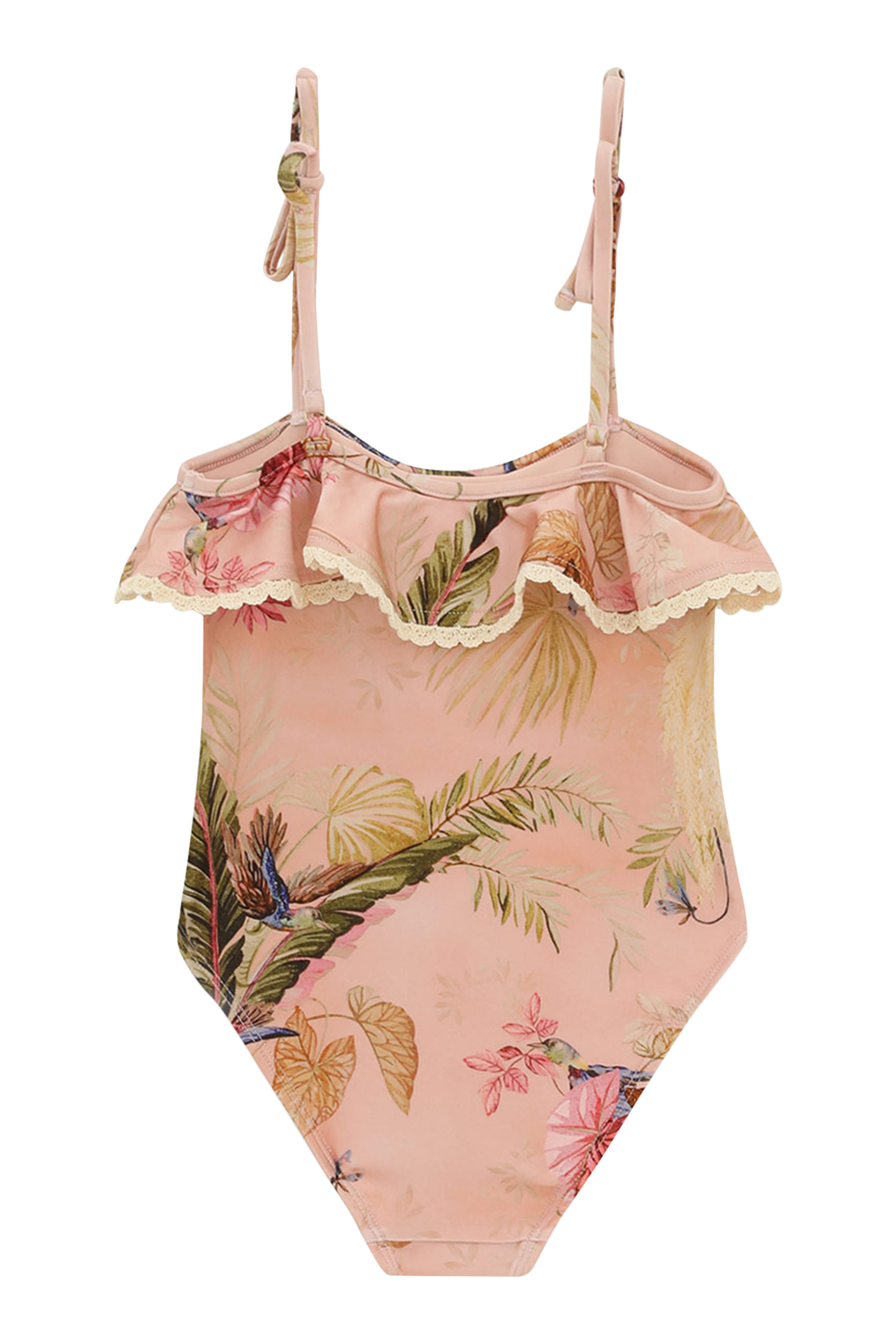 Kids Rhiannon Trim Frill One-Piece Swimsuit