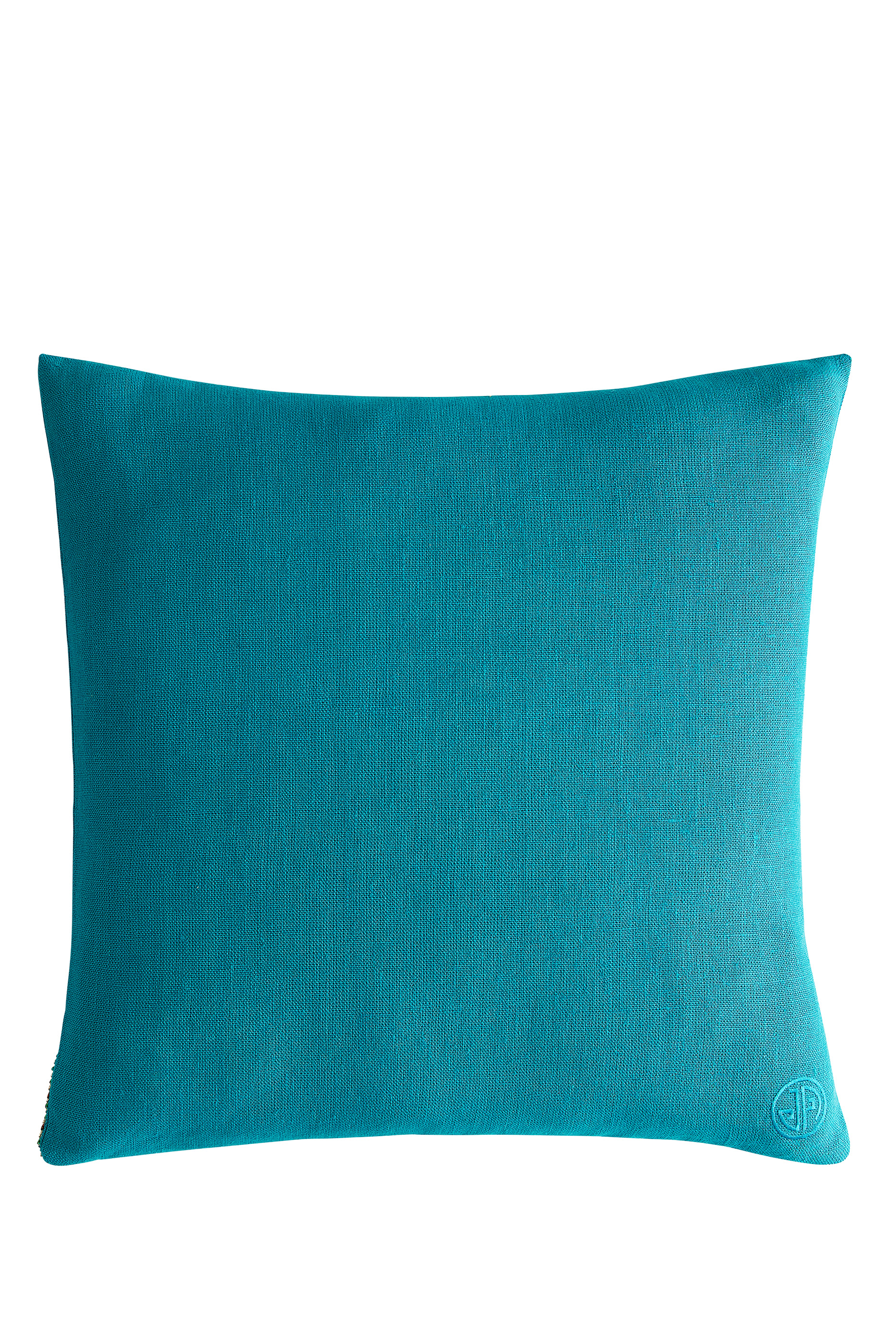 Peacock Beaded Cushion 