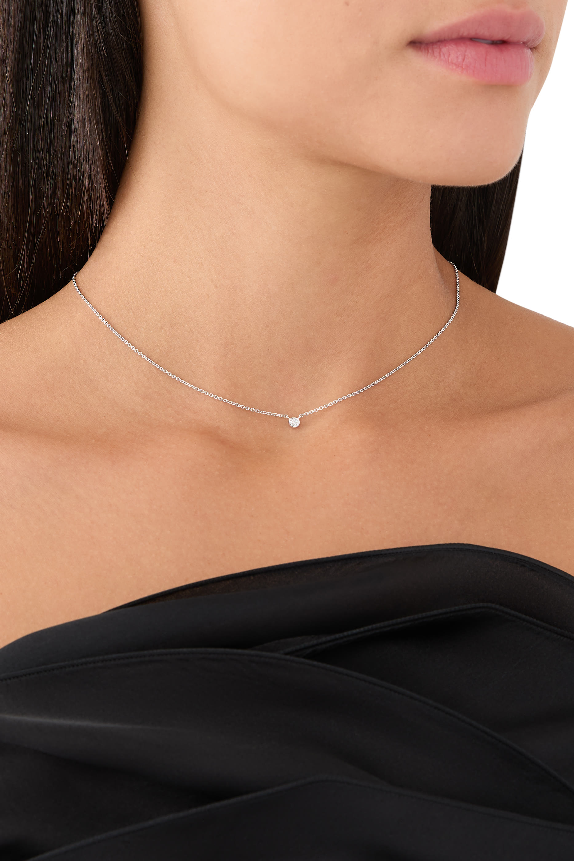 Fine Diamond Solitaire Pendant Necklace