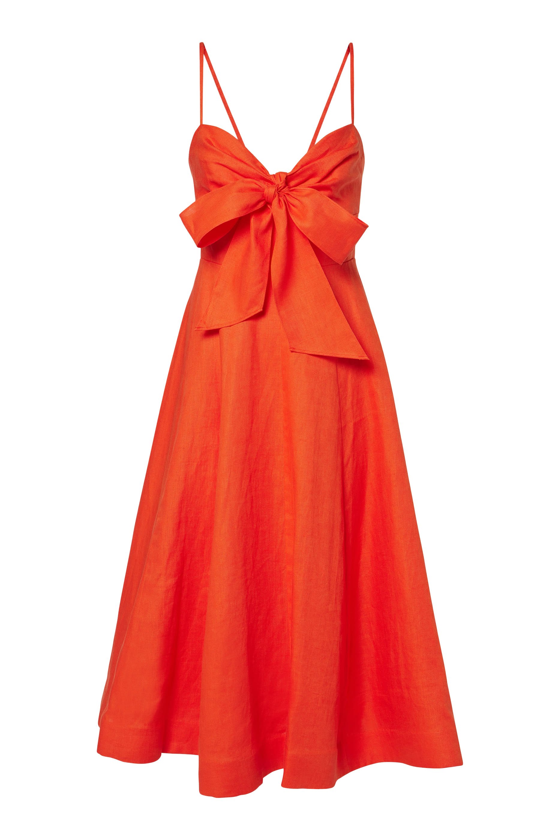 Crush Tie Front Midi Dress