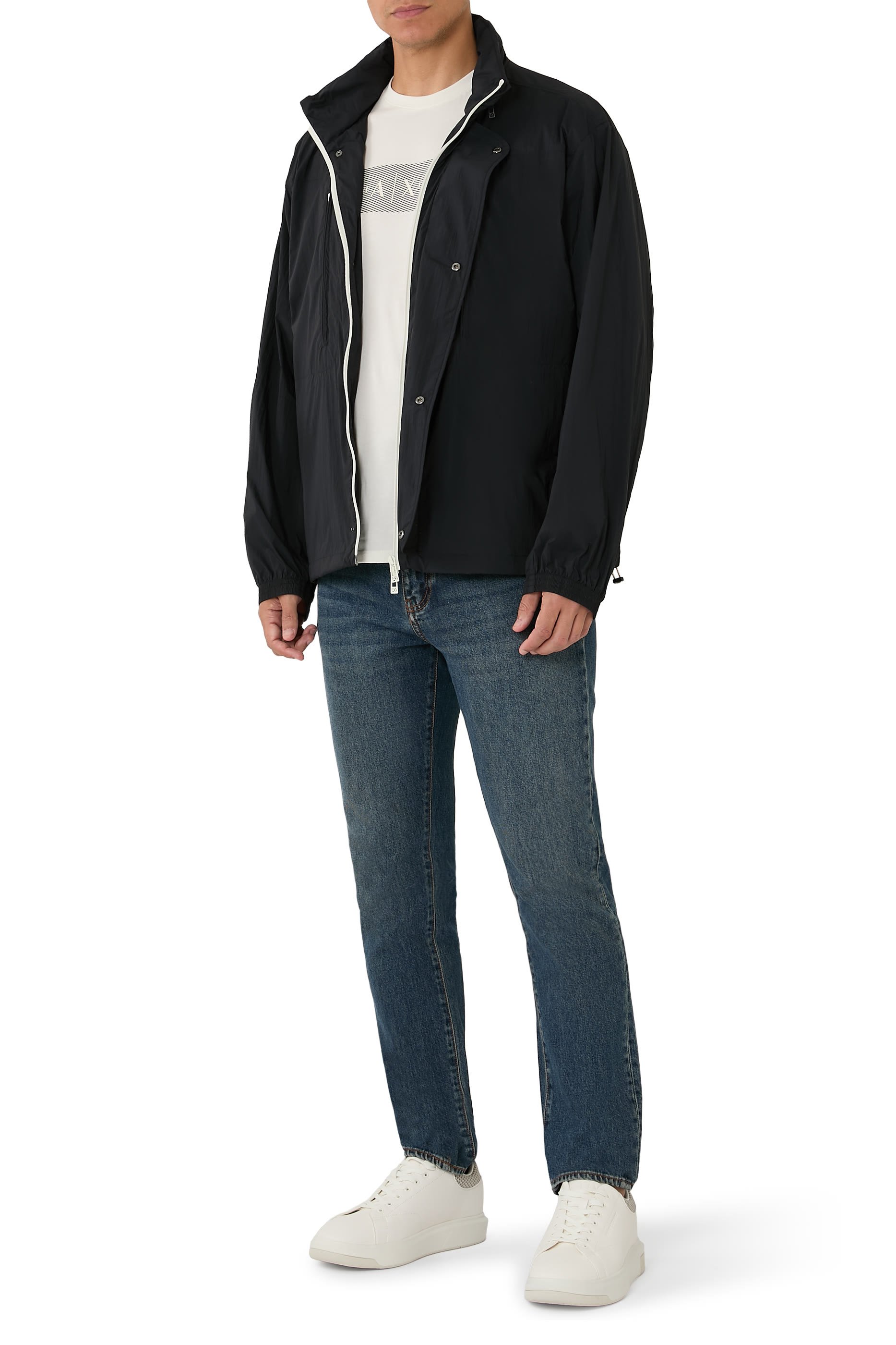 AX Logo Slim-Fit Jeans