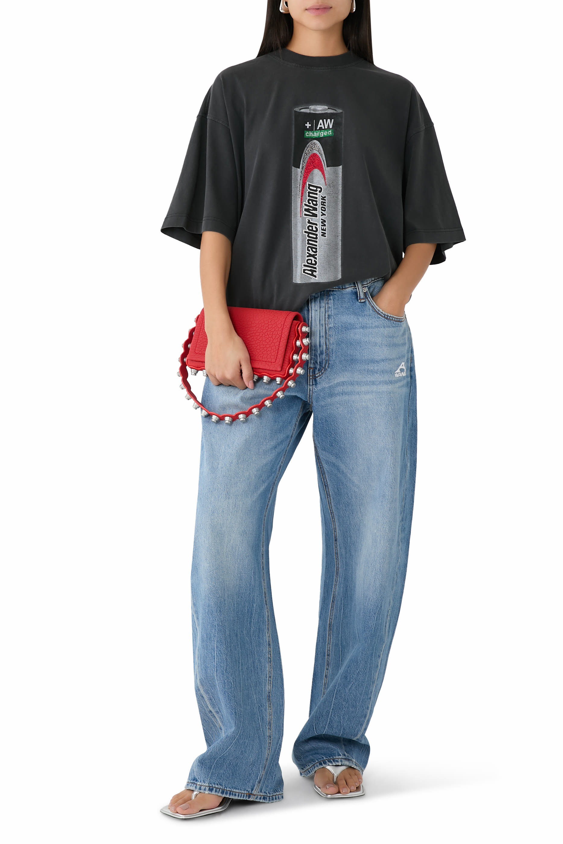 Battery Logo-Print Graphic T-Shirt