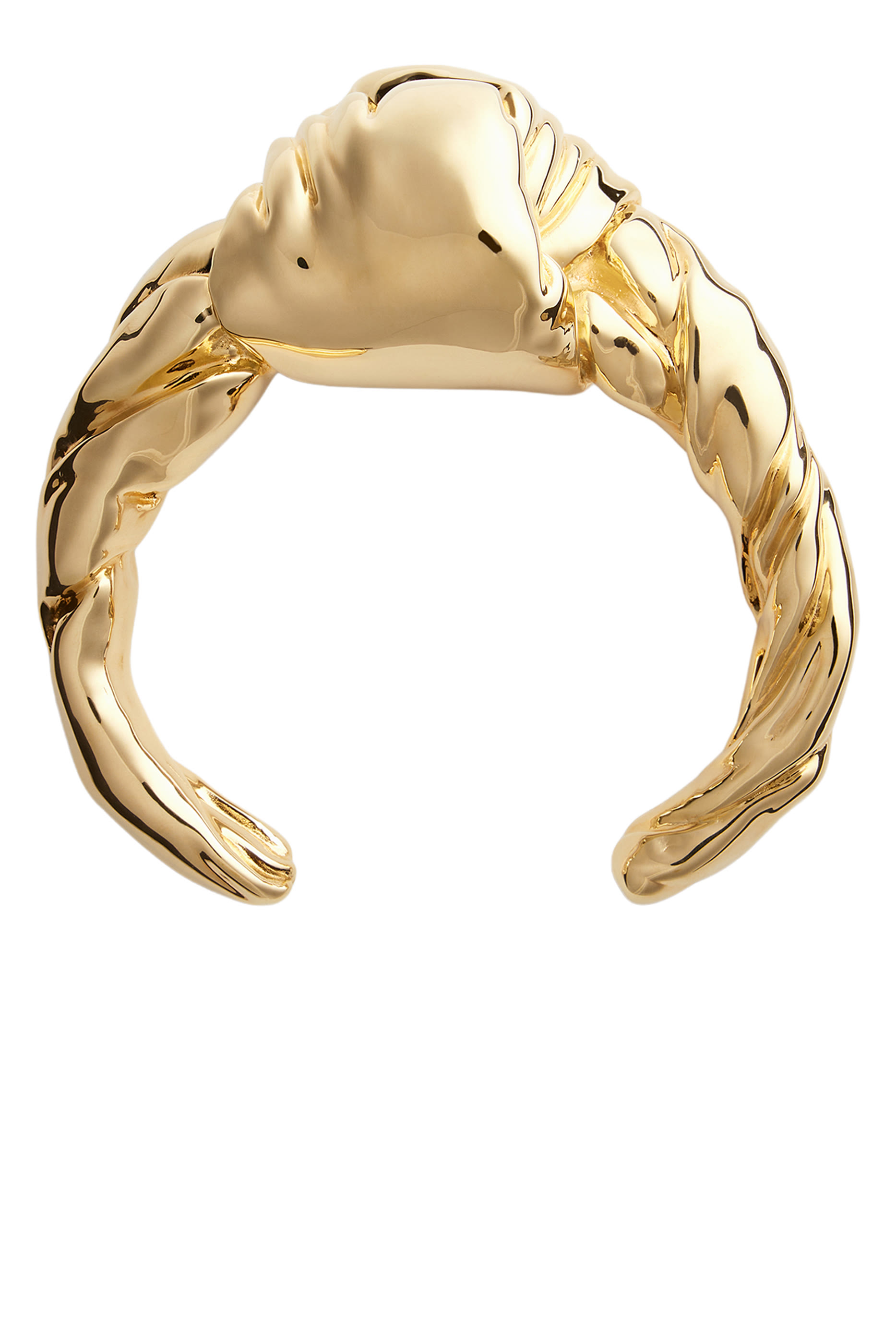 Large Knot Cuff Bracelet, Sterling Silver