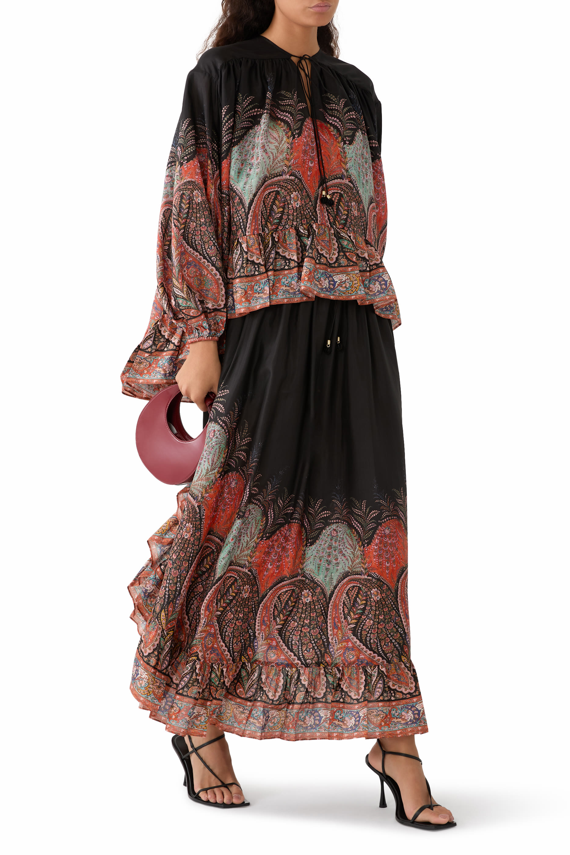 Rhiannon Ruffle Billow Blouse