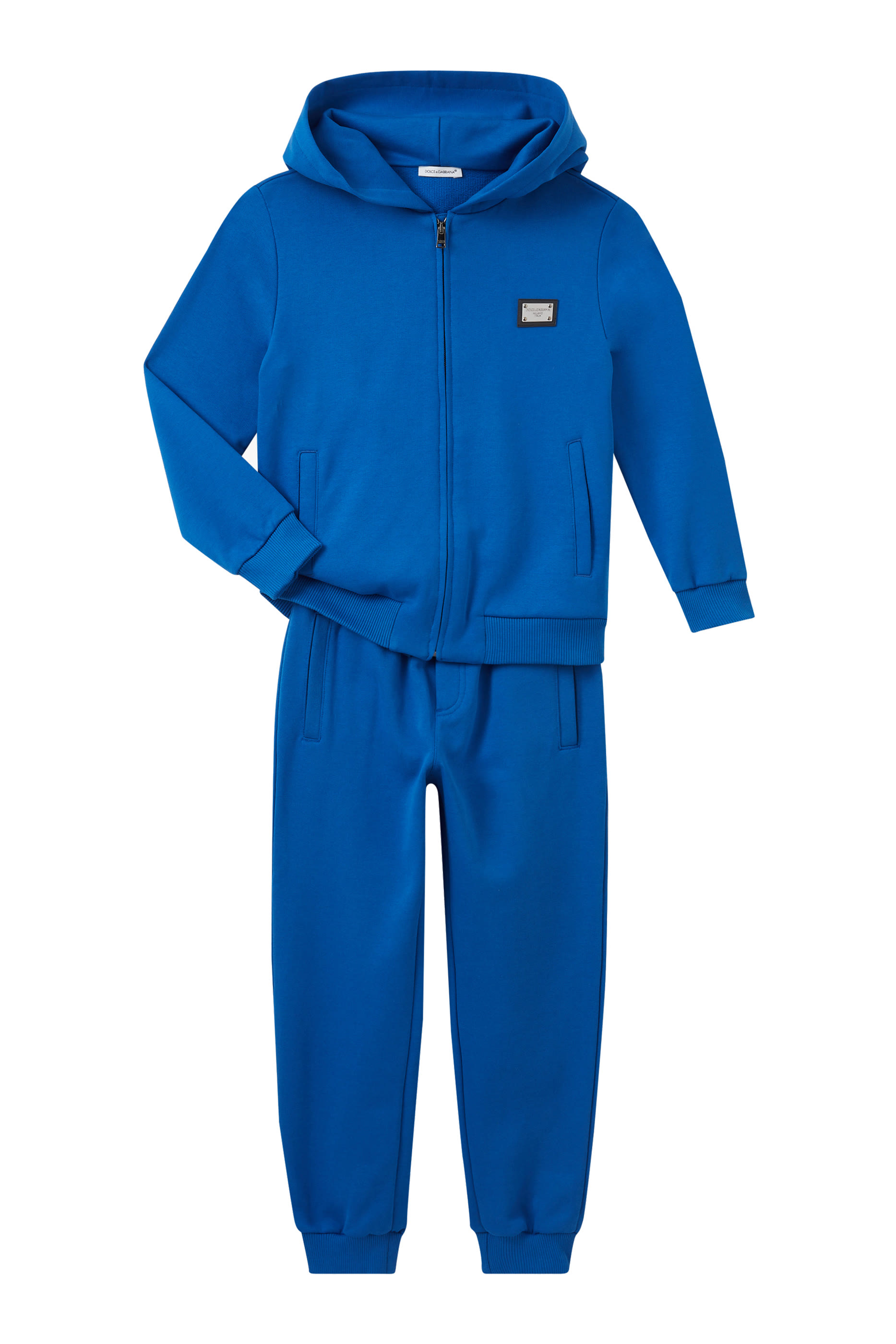 Logo Plaque Cotton Sweatpants