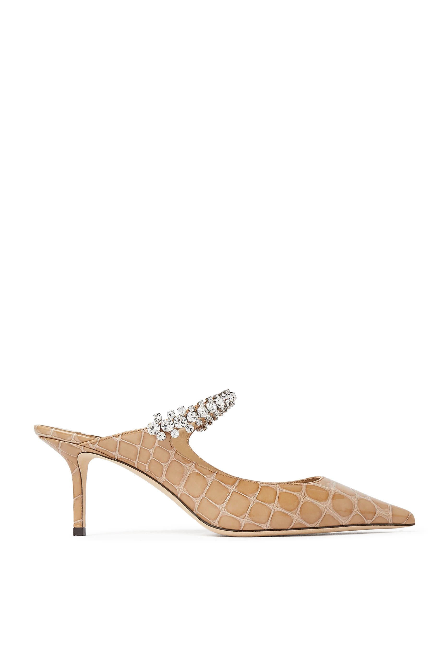 Bing 65 Croc-Printed Leather Mules