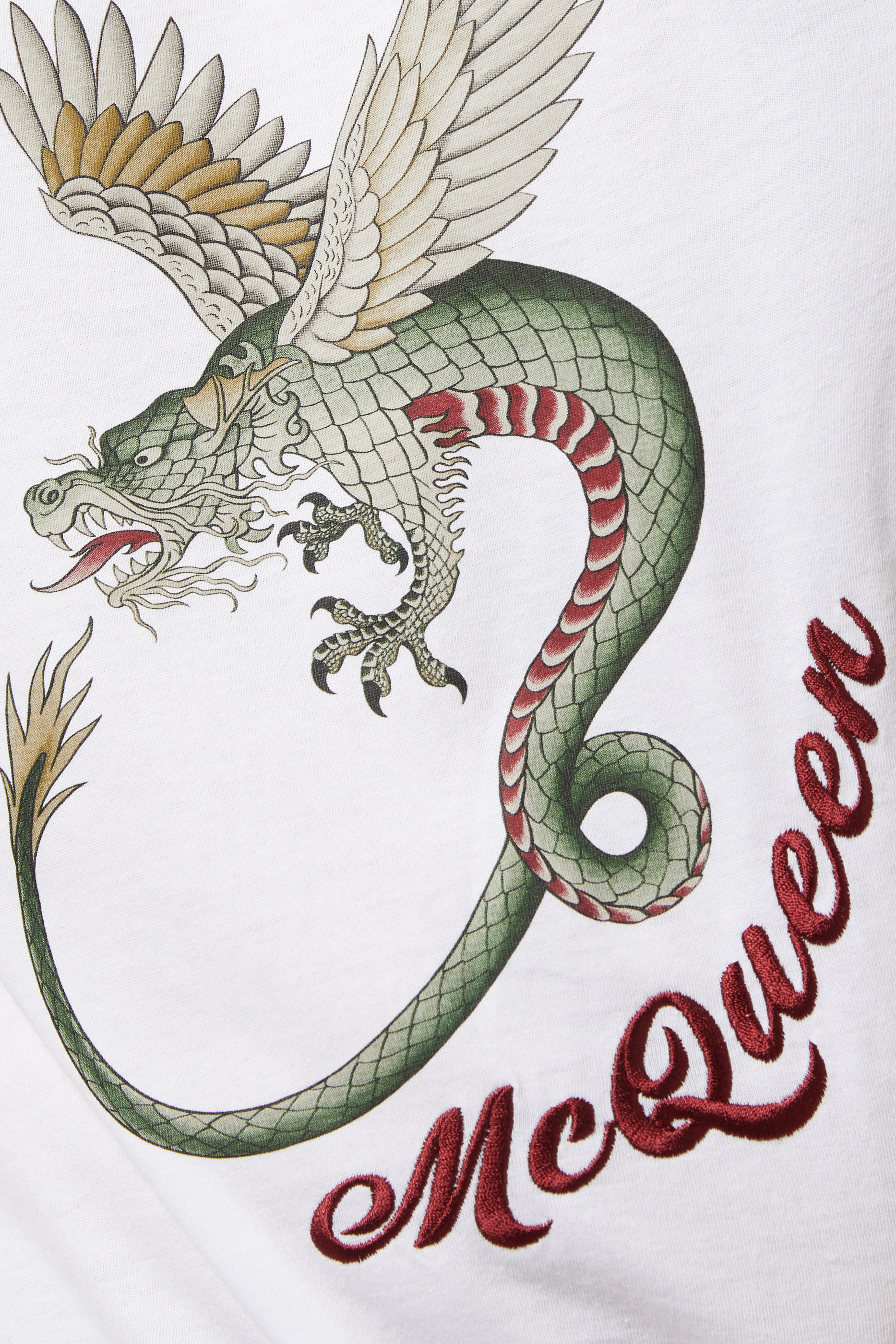 Logo Dragon Print T-Shirt